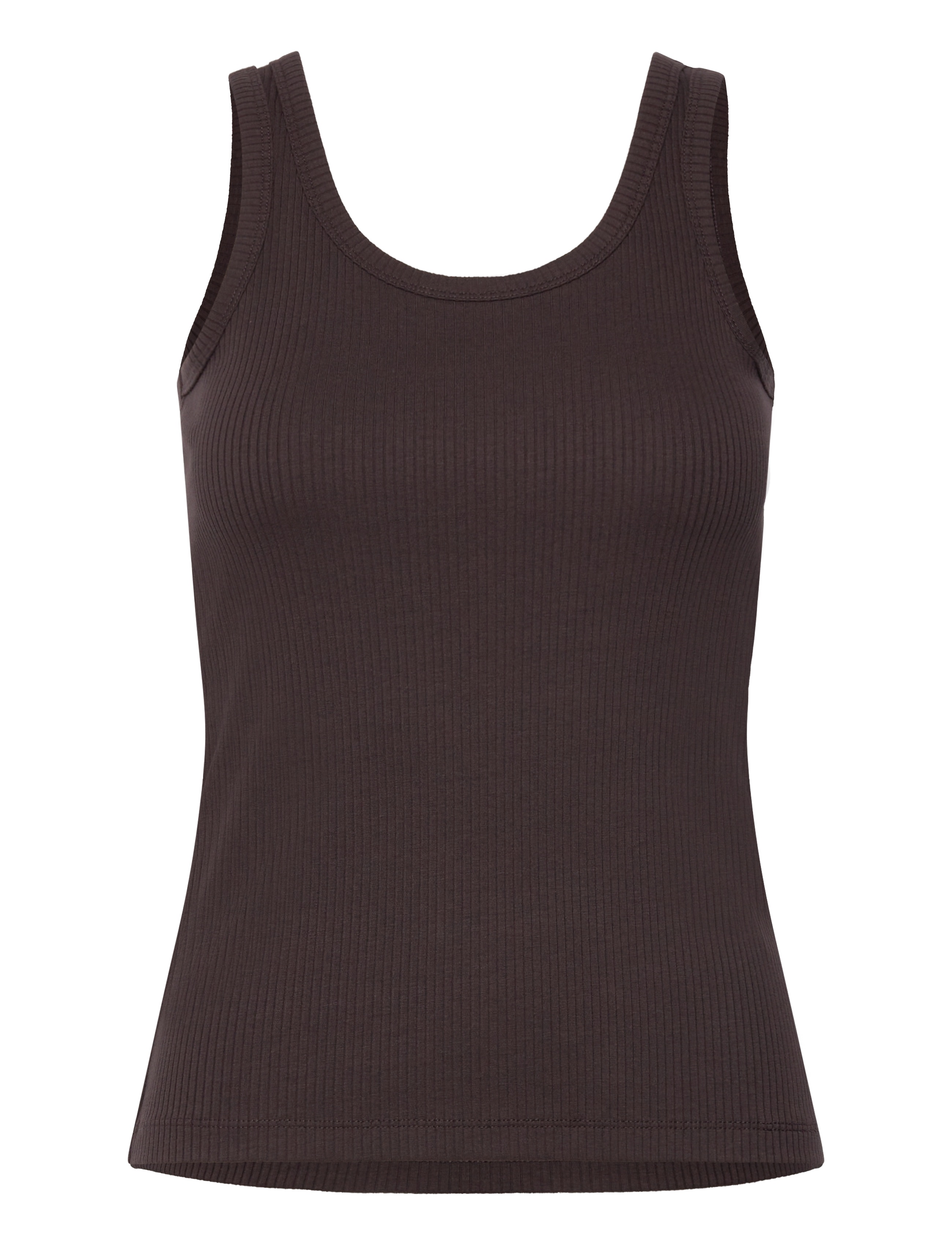 Lindex - Tank top Tyra - dark brown - 1