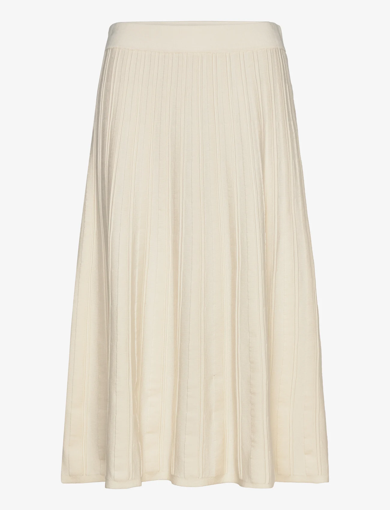 Lindex - Skirt Joanna knitted - midi röcke - light dusty white - 0