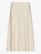 Skirt Joanna knitted - LIGHT DUSTY WHITE