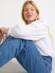 Lindex - Blouse Lorin - blouses met lange mouwen - white - 7