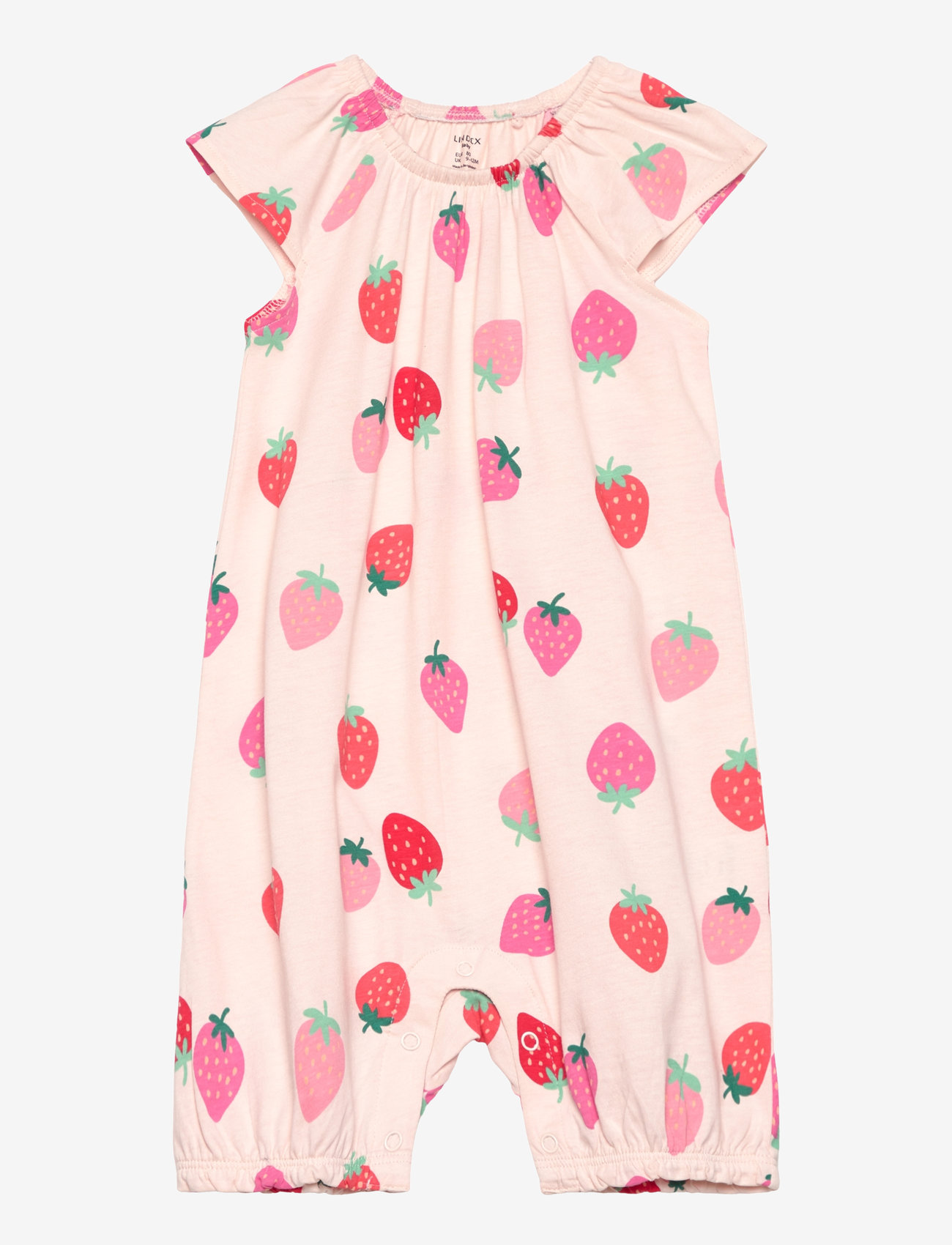Lindex Romper Strawberries (DEX3001110) Short-sleeved bodysuit