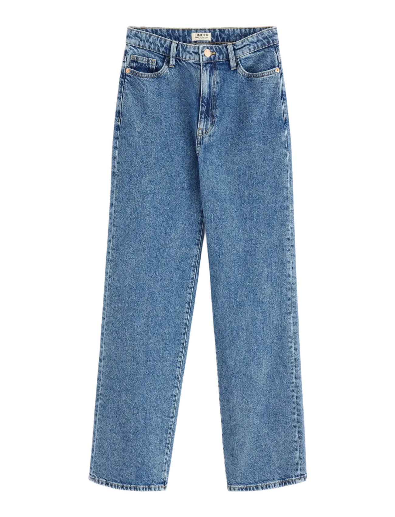 Lindex - Trousers denim Hanna retro blu - denim blue - 1