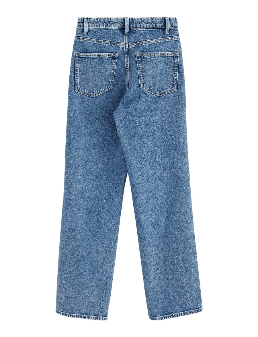 Lindex - Trousers denim Hanna retro blu - platūs džinsai - denim blue - 2