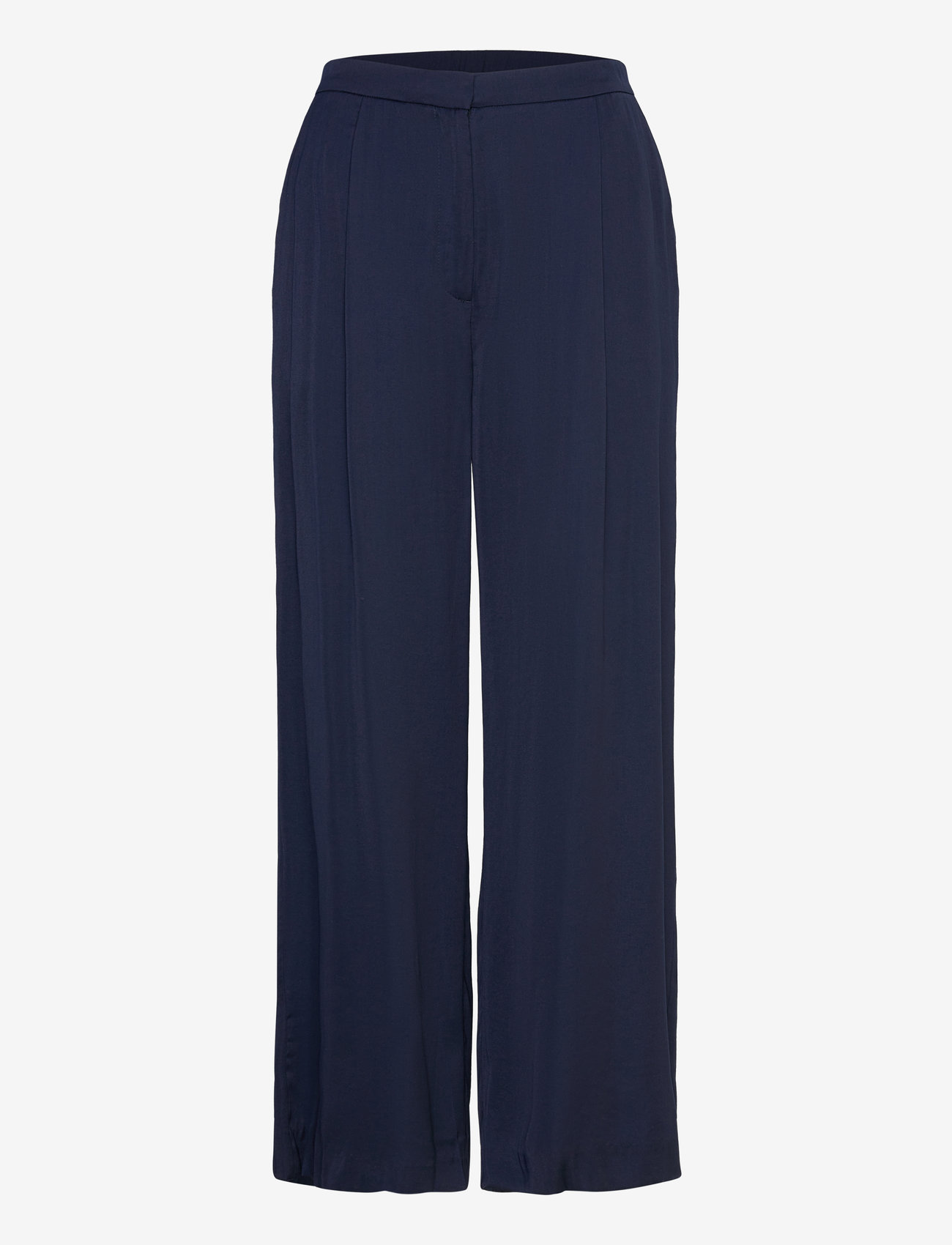 Lindex - Trousers Ellen - bukser med brede ben - dark navy - 1
