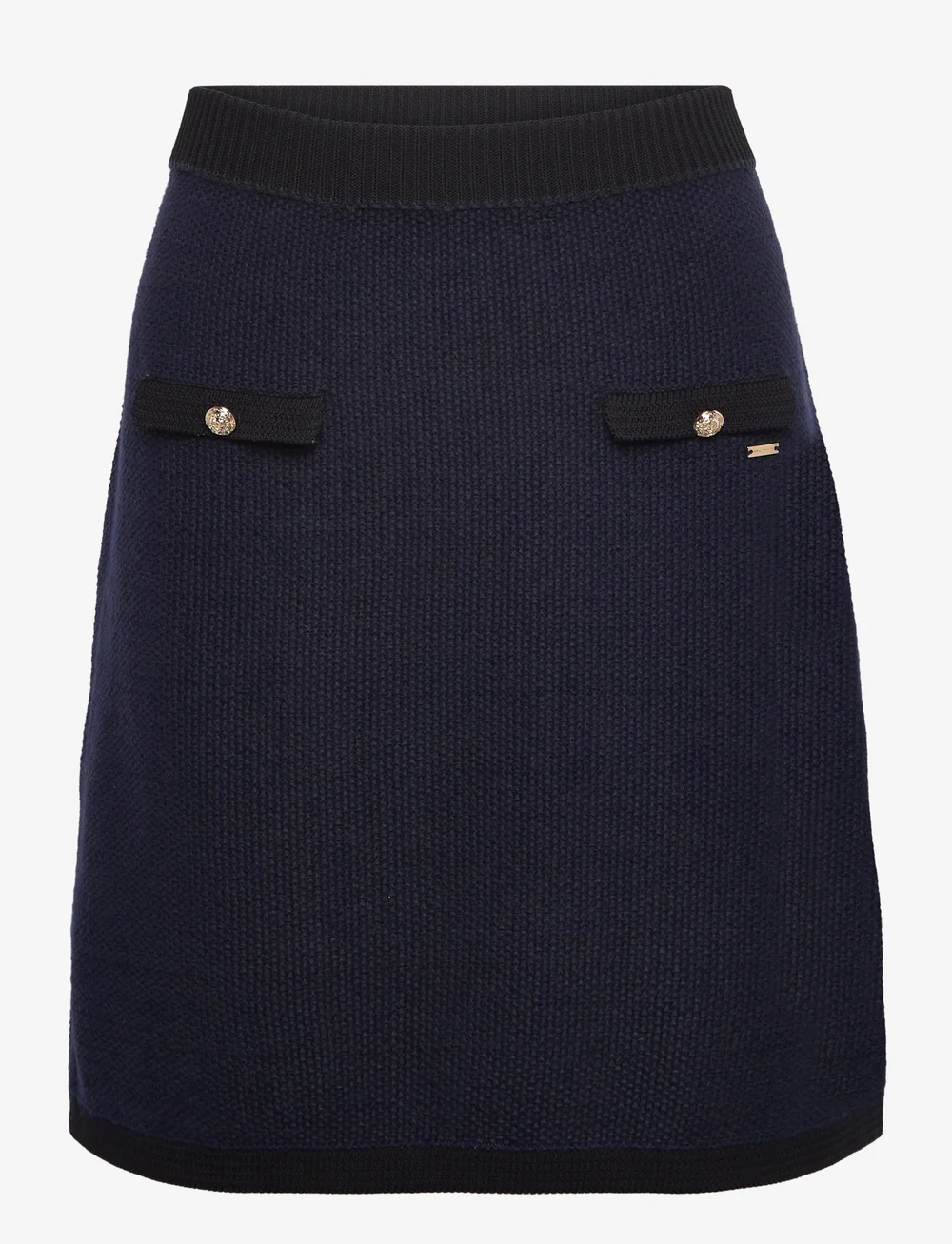 Lindex - Skirt Malva knitted - stickade kjolar - dark navy - 1