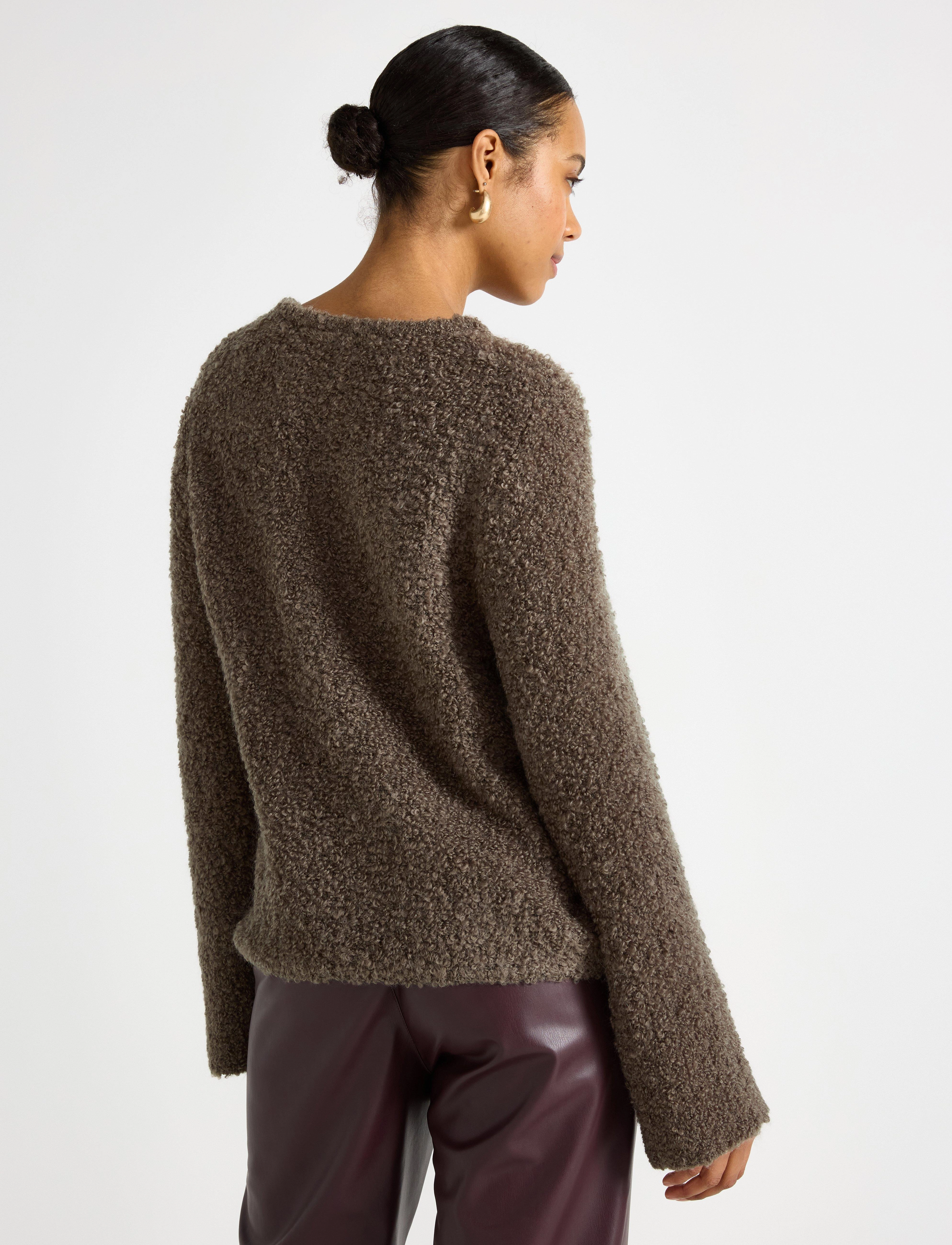 Lindex - Sweater Rosalie wool - trøjer - brown - 3