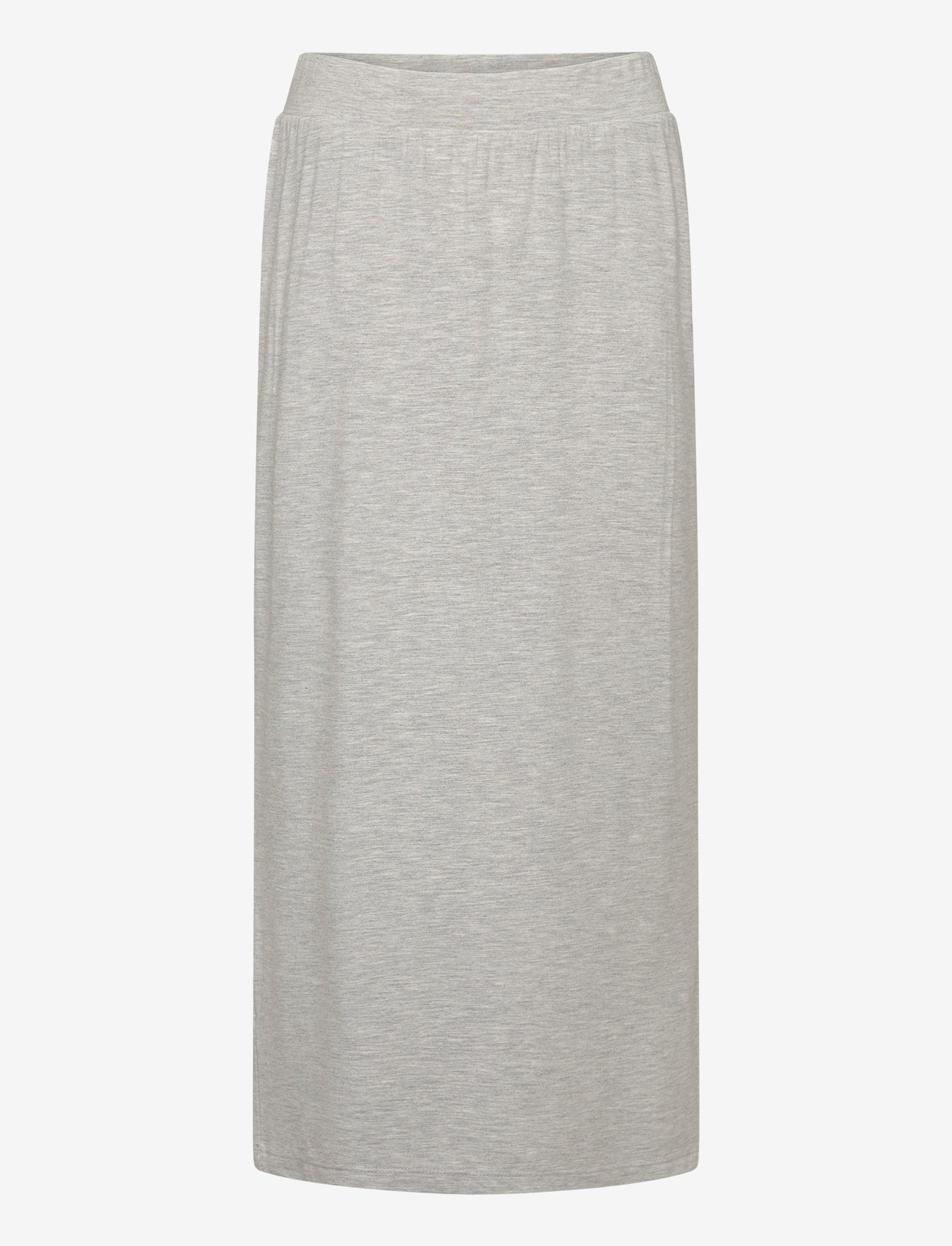 Lindex - Skirt jersey midi - midi nederdele - grey melange - 1
