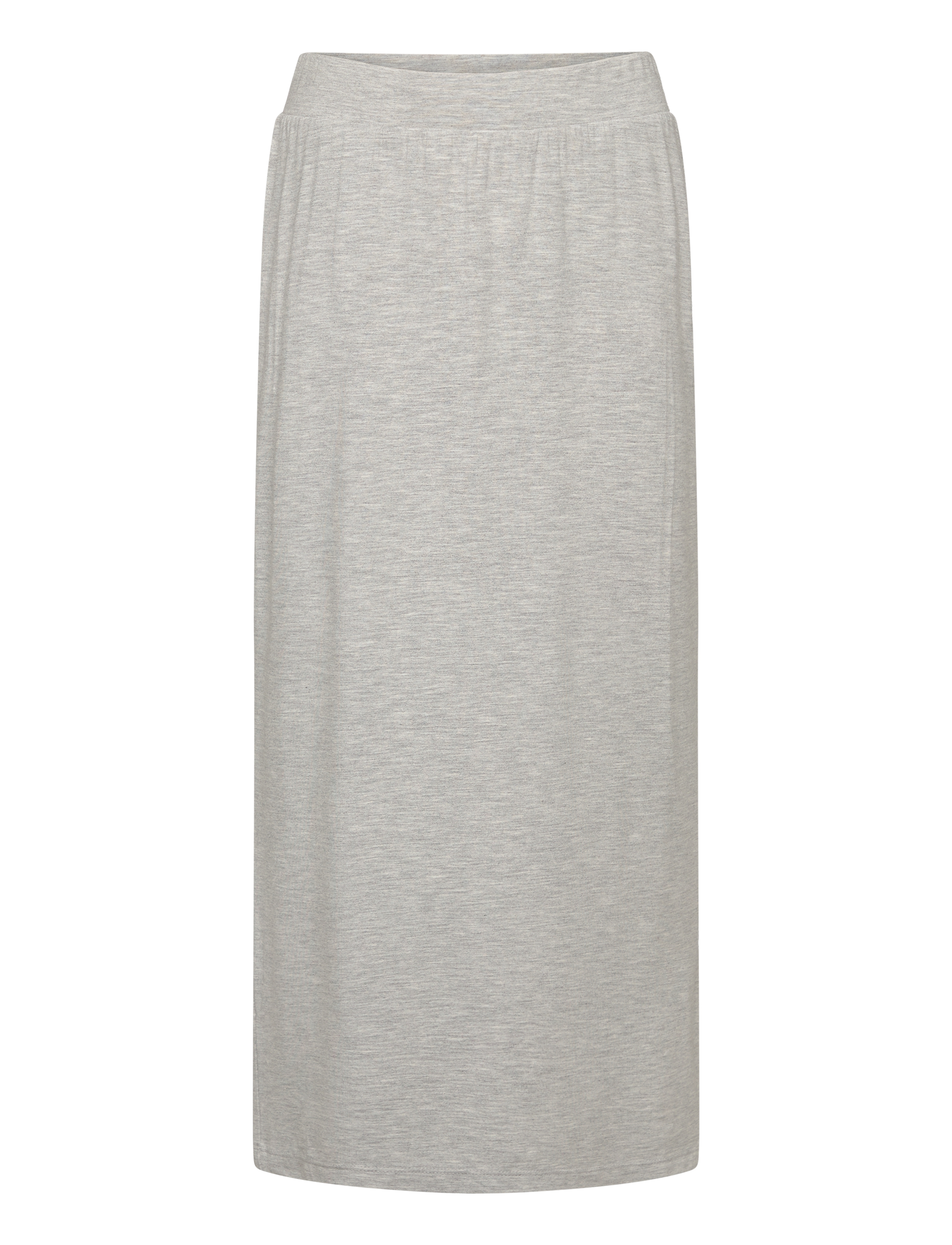 Lindex Skirt jersey midi - Klänningar & Kjolar - GREY MELANGE / grey