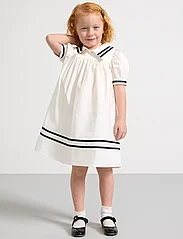 Lindex - Dress sailor ss - short-sleeved casual dresses - light dusty white - 0