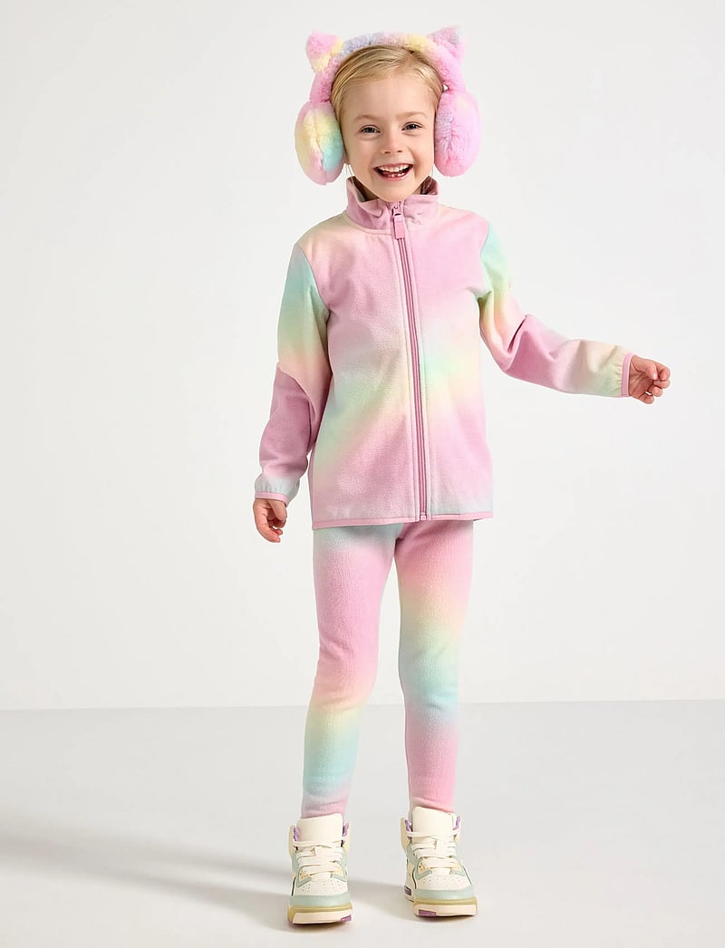 Lindex - Leggings Fleece - leggings - light pink - 0