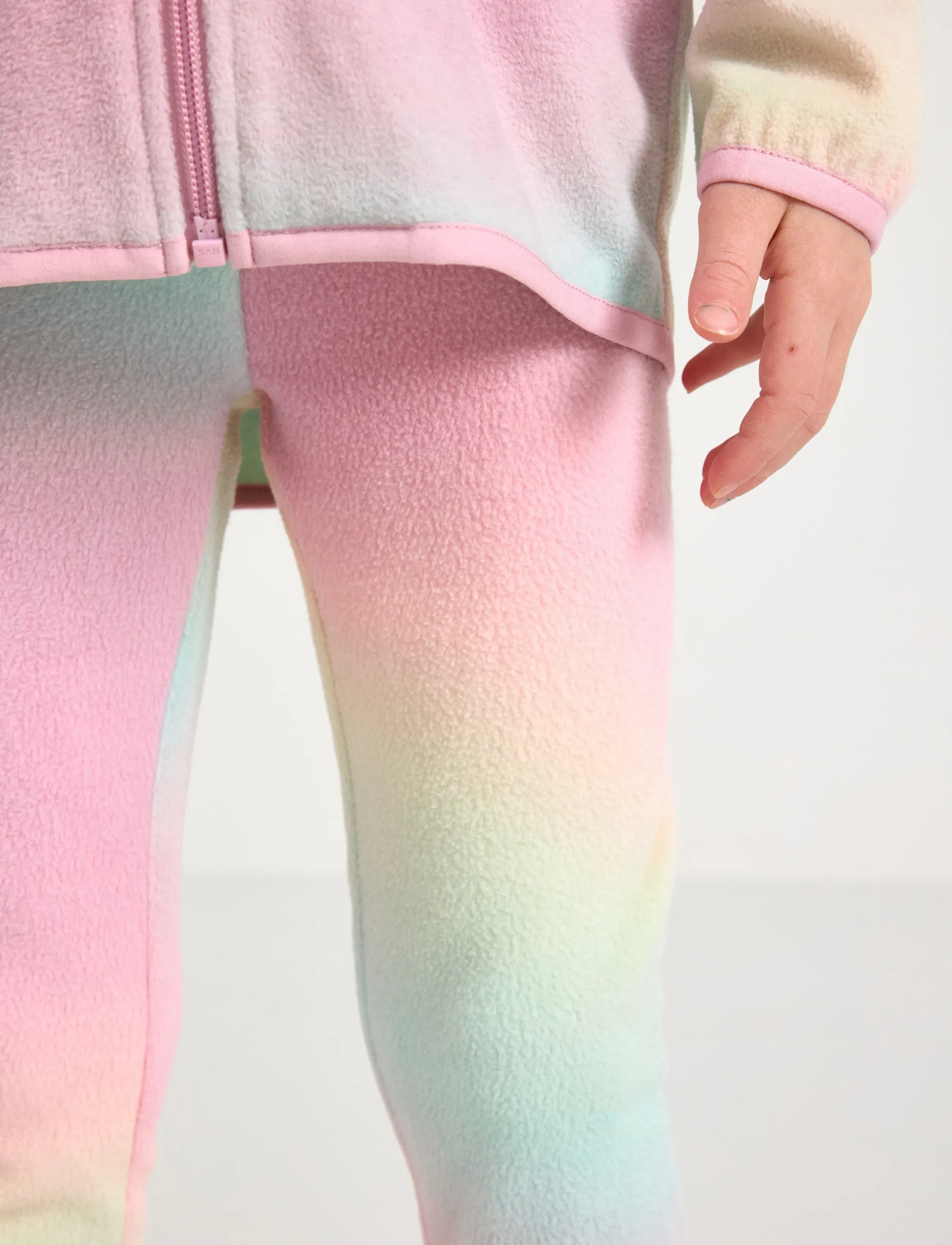 Lindex - Leggings Fleece - leggings - light pink - 4