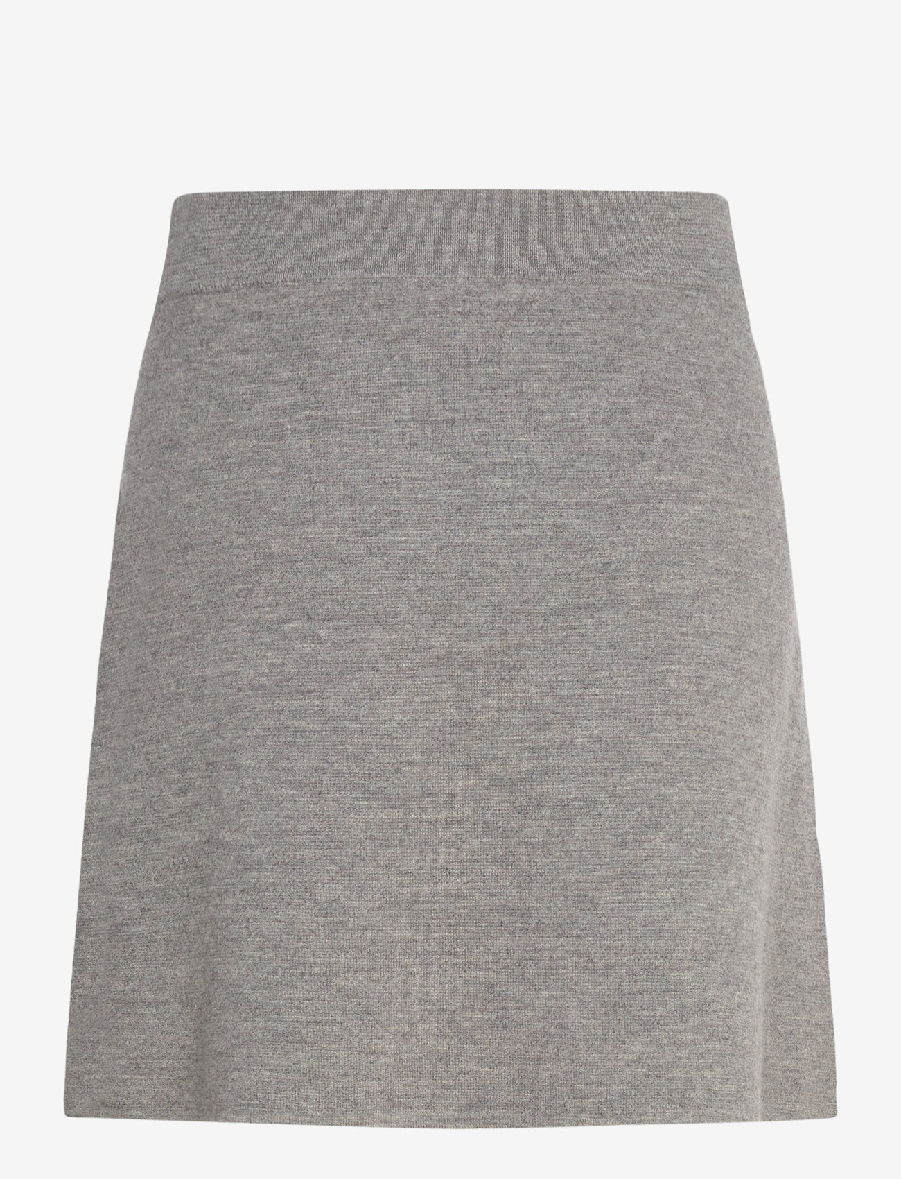 Lindex - Skirt Celia merino wool - strikkede nederdele - grey melange - 2