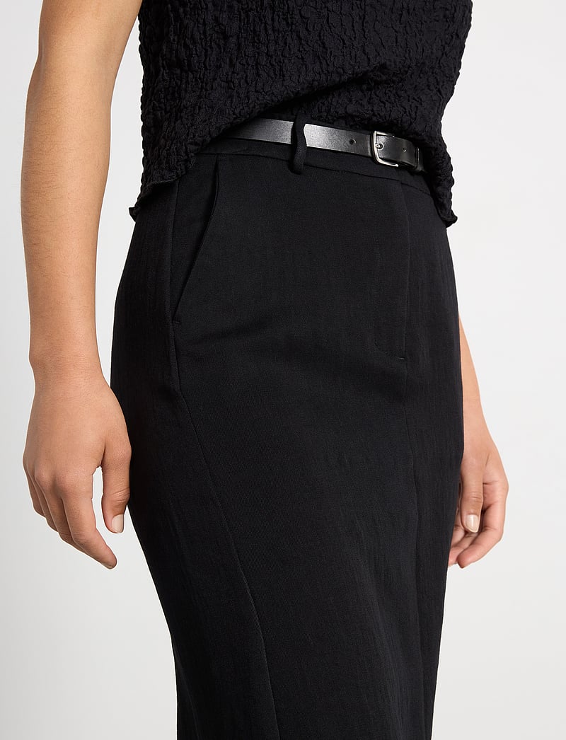 Lindex - Skirt Winny - midi-röcke - black - 5