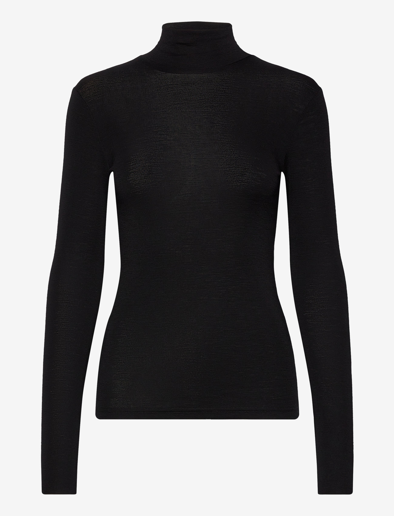 Lindex - Turtleneck top wool - rollkragenpullover - black - 1