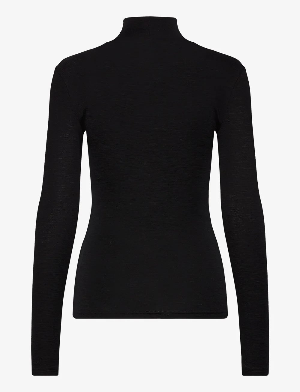 Lindex - Turtleneck top wool - pulls à col roulé - black - 2
