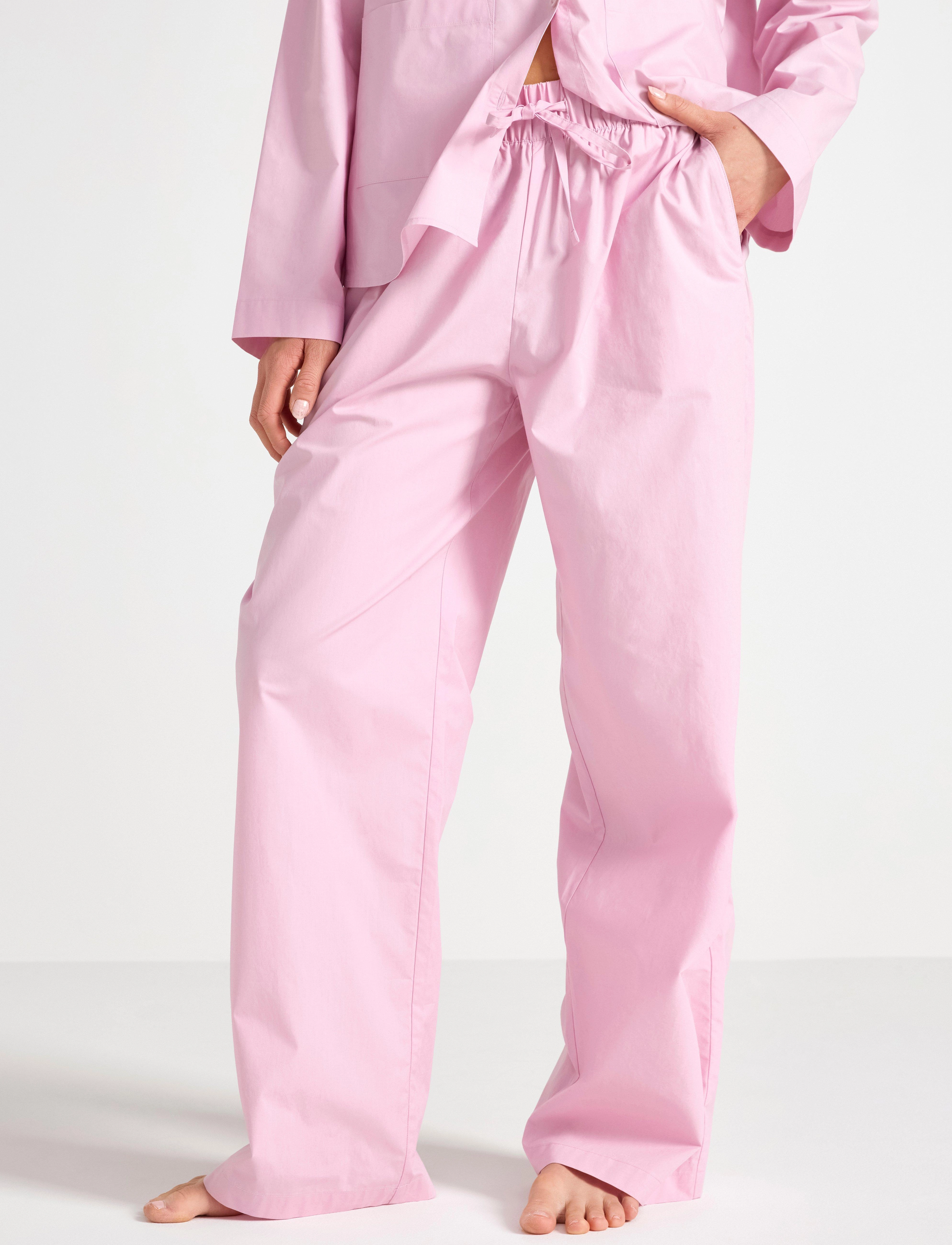 Lindex - Trouser poplin - light dusty pink - 4