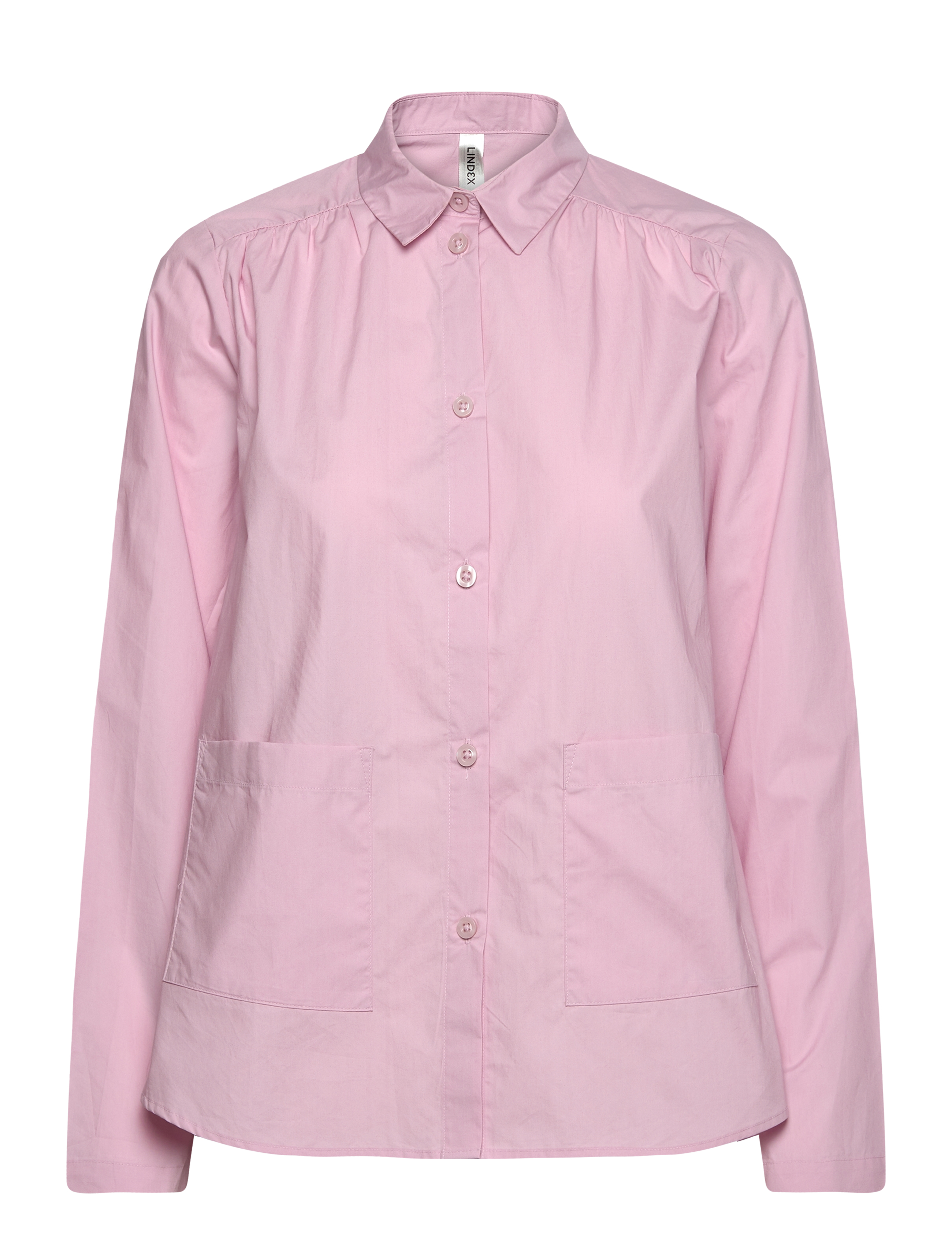 LINDEX Shirt Poplin Pink - L - Damen