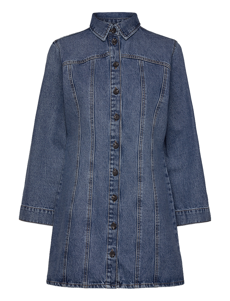 Lindex - Dress Denise - jeanskleider - denim blue - 1