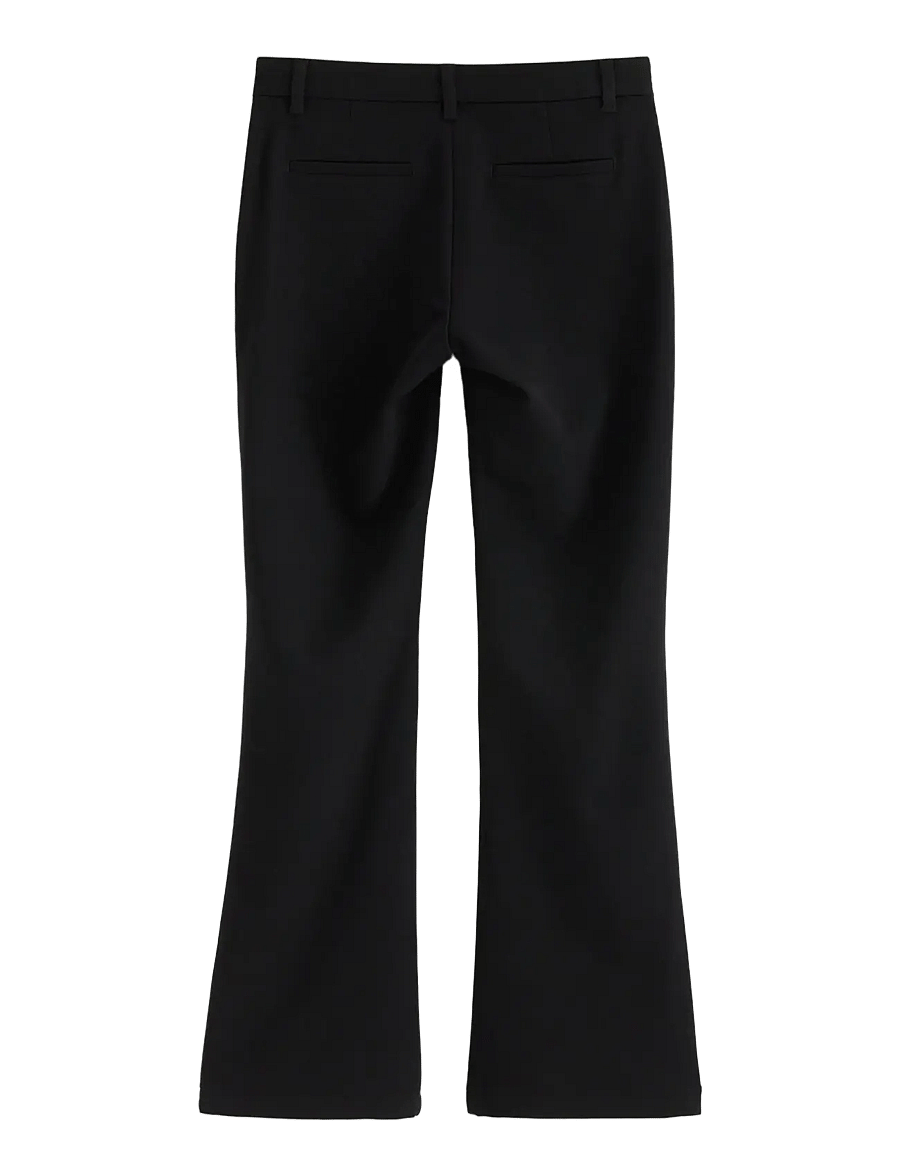 Lindex - Flared suit trousers - byxor - black - 2