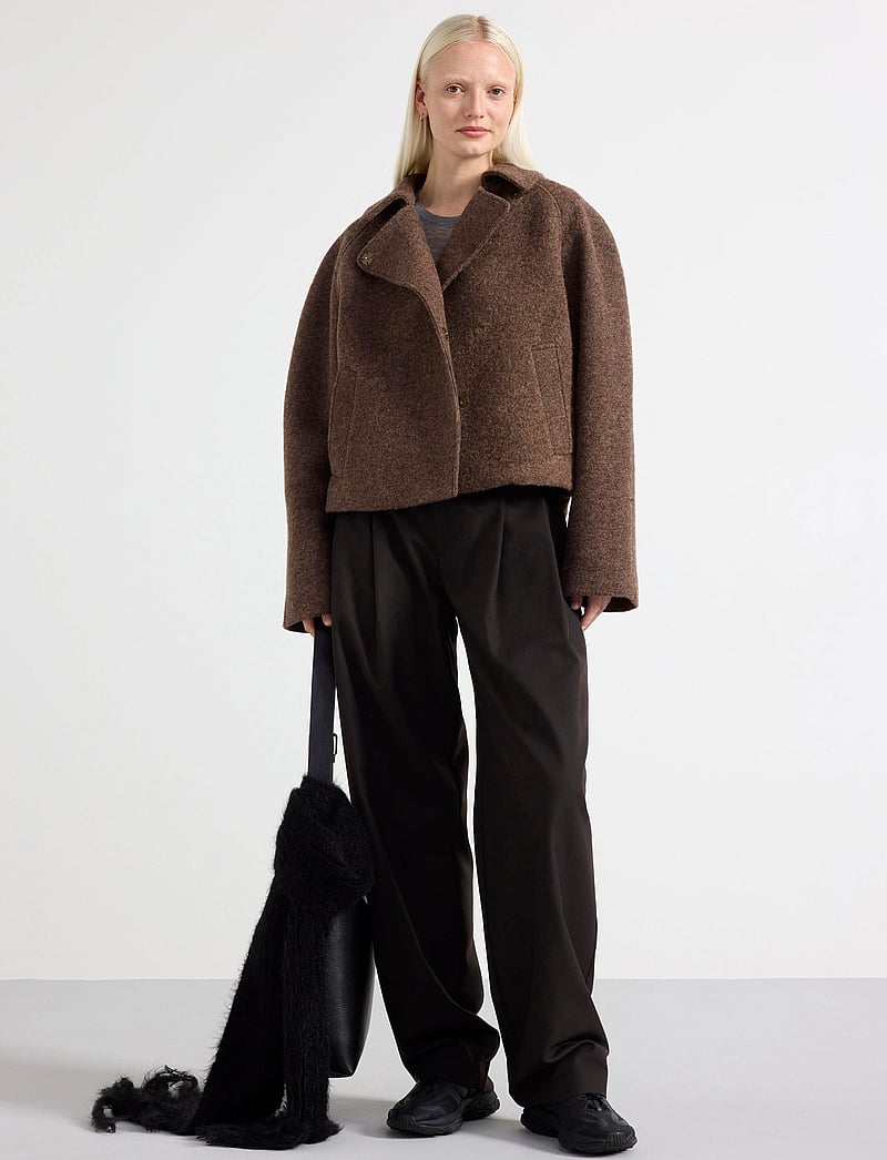 Lindex - Jacket Moa - villased jakid - brown melange - 0