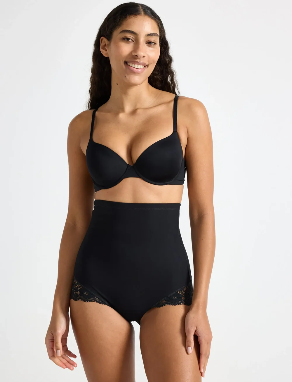 Lindex - Brief girdle shaping medium la - formende underdele - black - 0