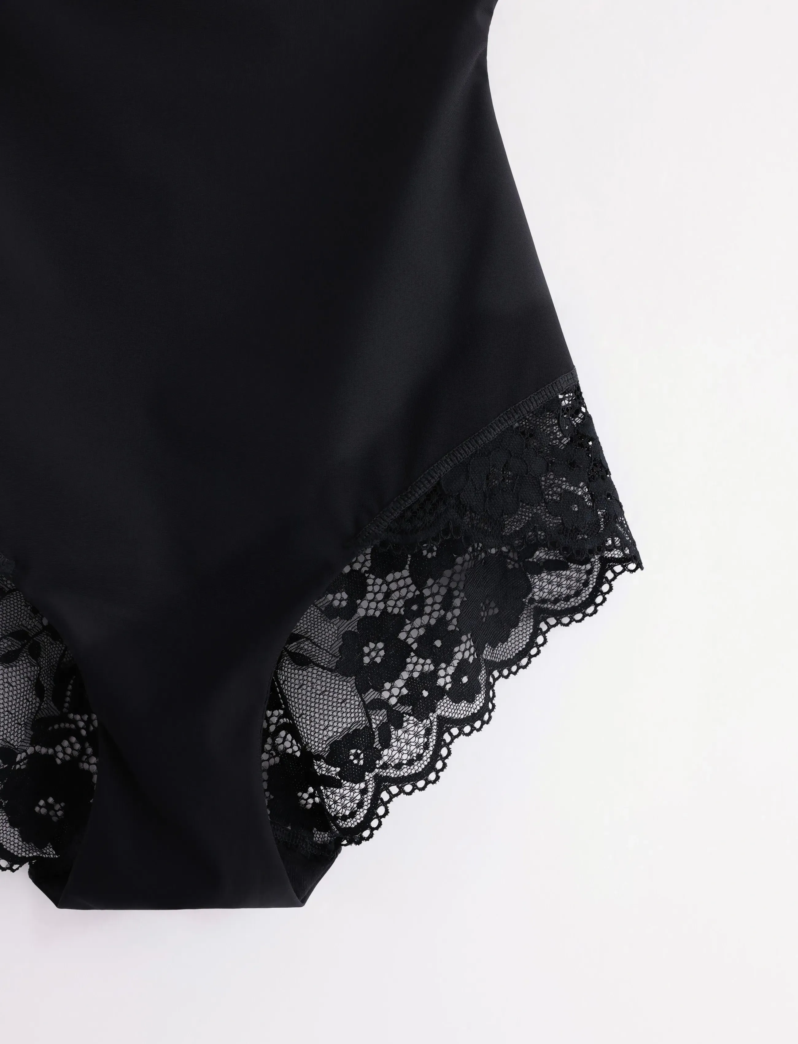 Lindex - Brief girdle shaping medium la - wyszczuplające majtki - black - 4