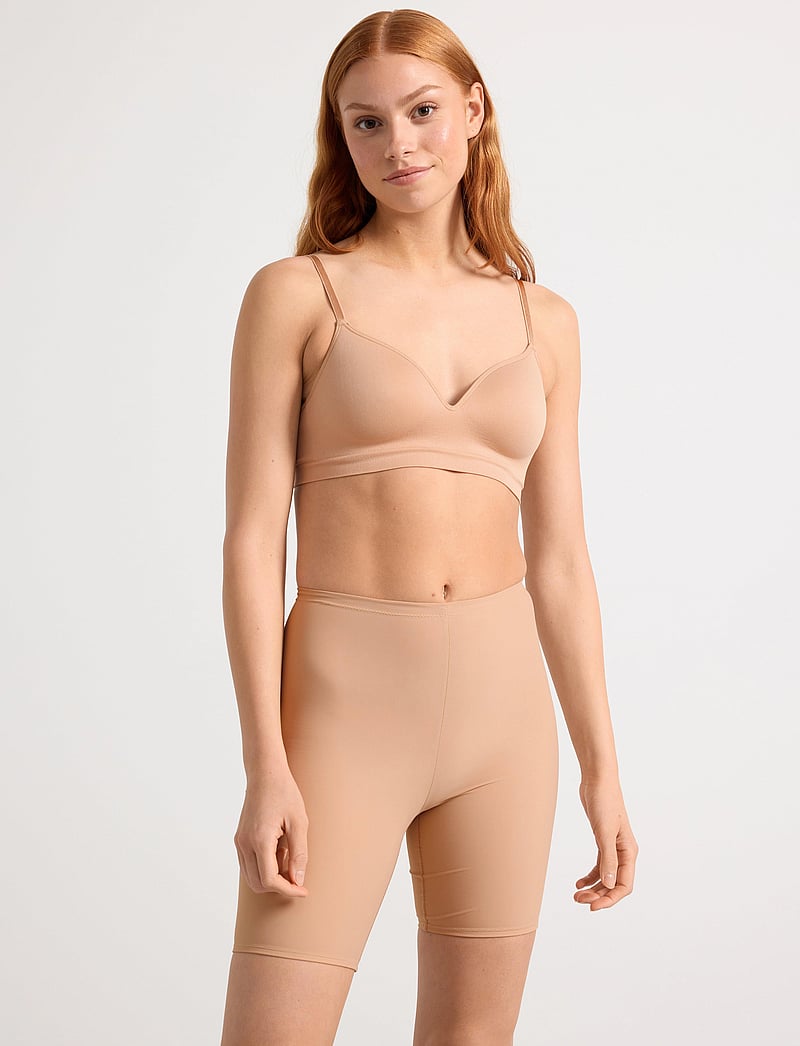 Lindex - Shaping Biker Micro - kujuandvad püksid ja seelikud - beige - 0