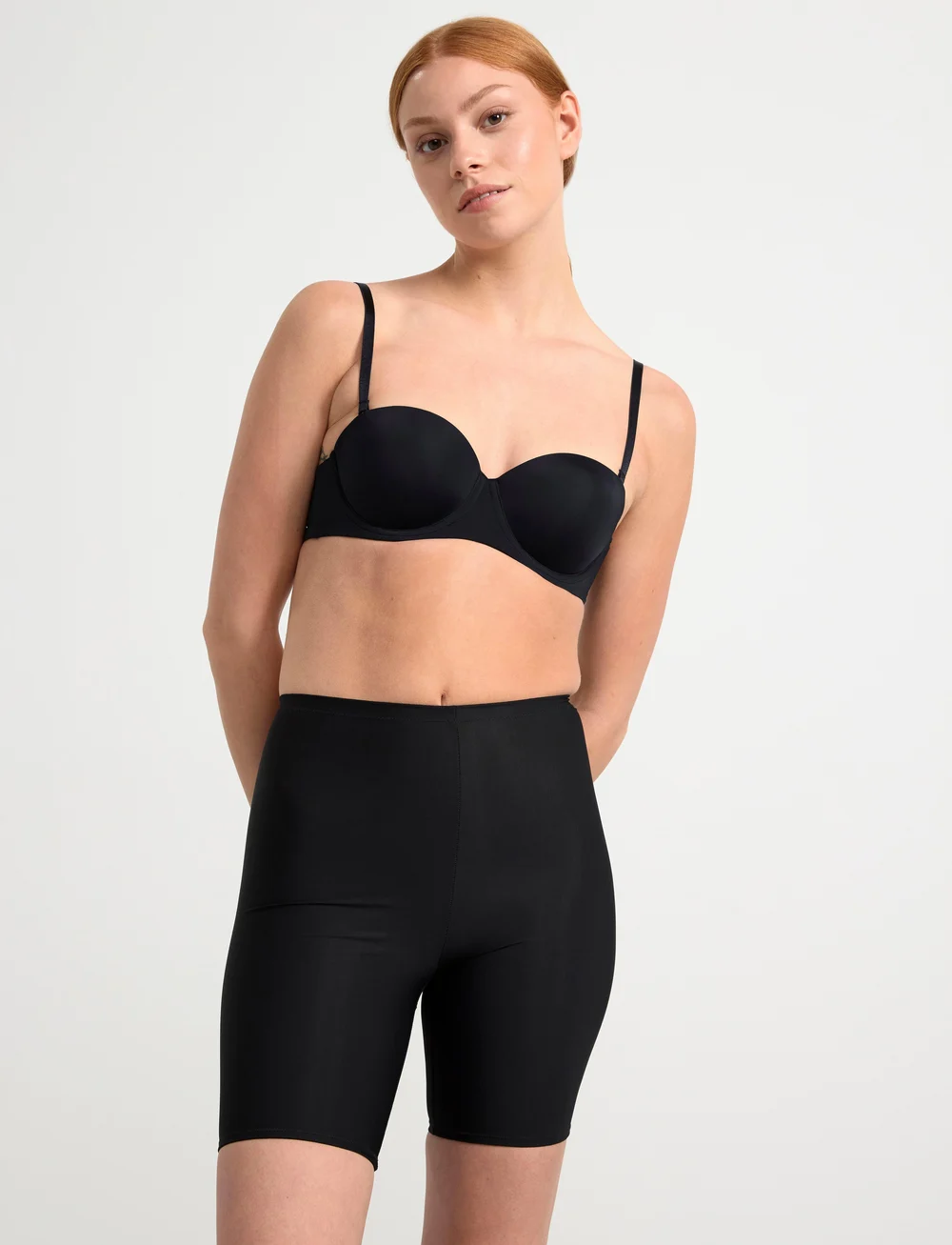 Lindex - Shaping Biker Micro - shaping nederdelar - black - 0