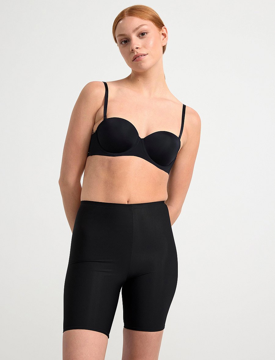 Lindex - Shaping Biker Micro - shaping bottoms - black - 0
