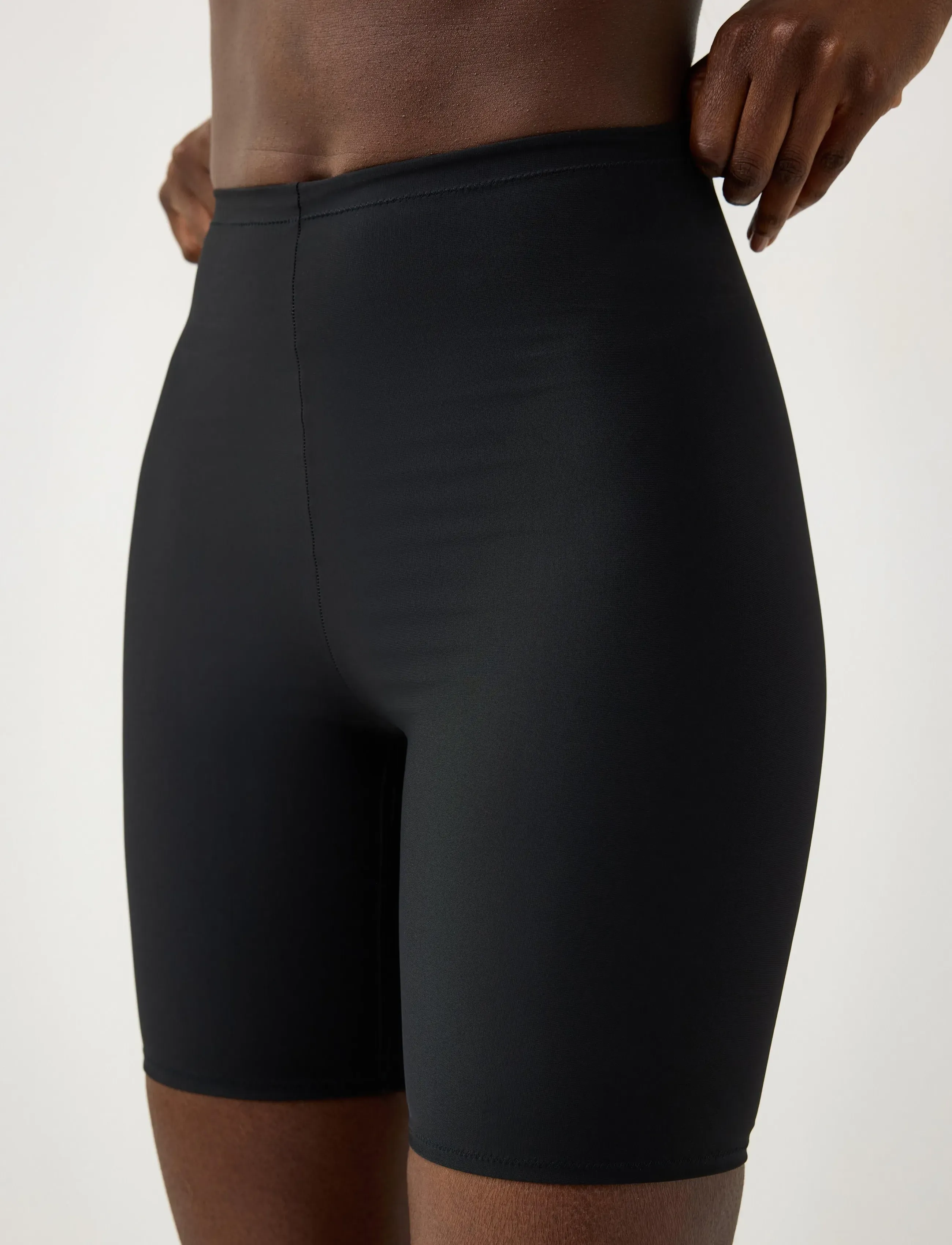 Lindex - Shaping Biker Micro - kujuandvad püksid ja seelikud - black - 4