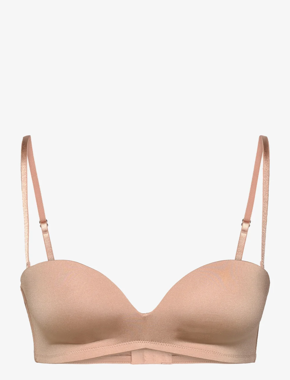Lindex - Bra Wirefree Strapless Fleur - tugikaarteta rinnahoidjad - beige - 1