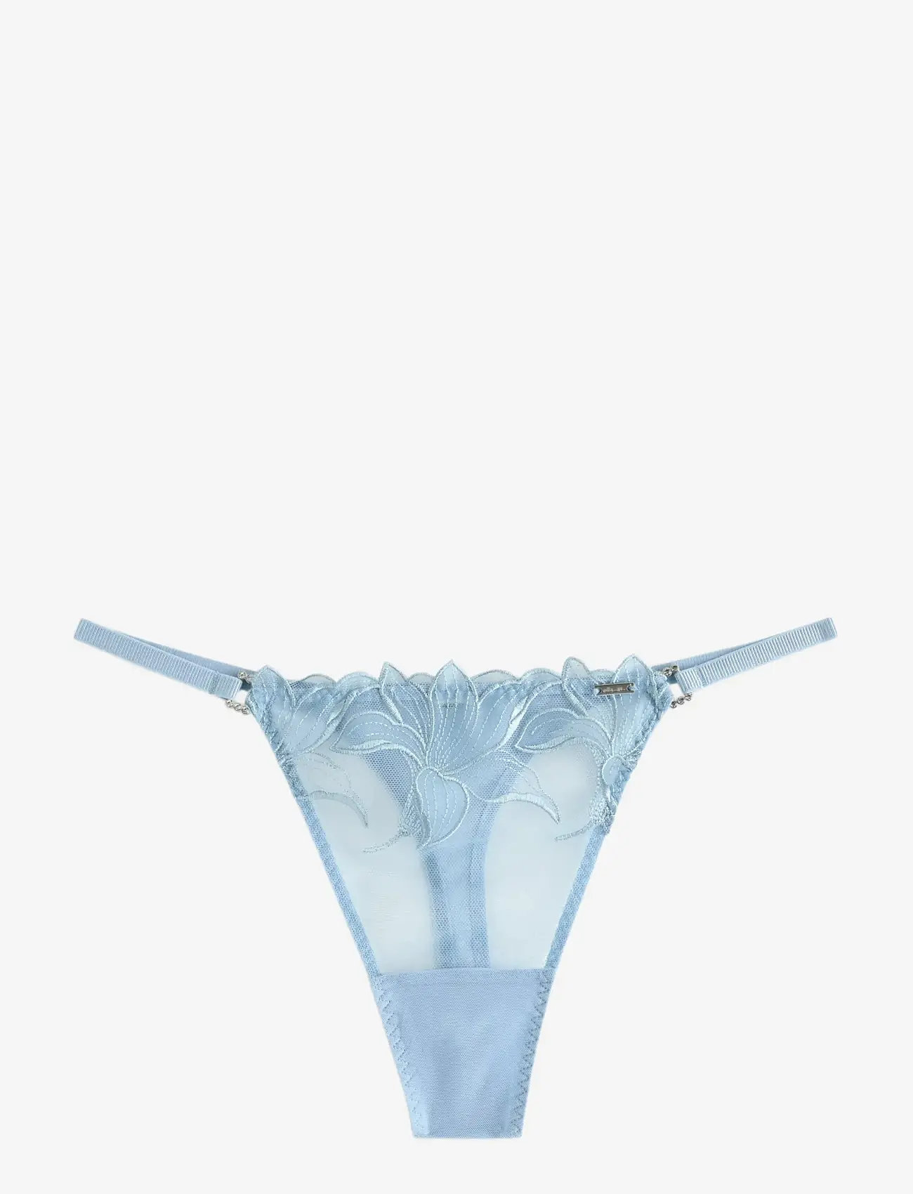 Lindex - ella m – thong - string - light dusty blue - 1