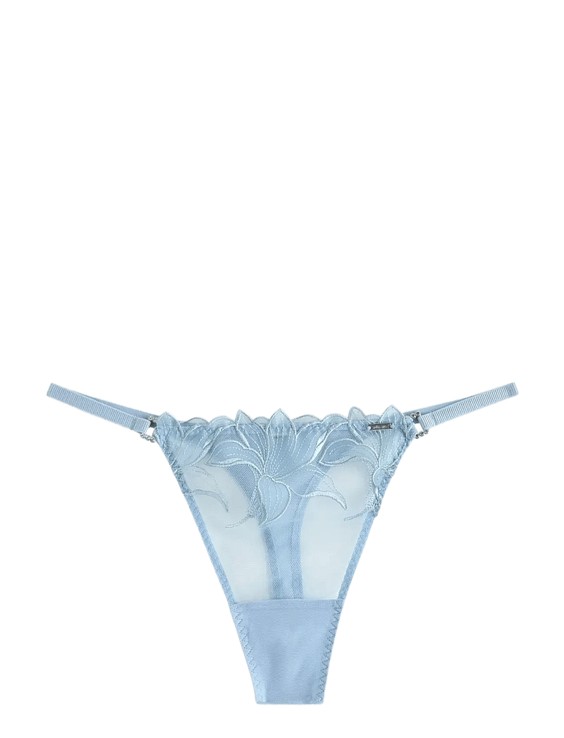 Lindex - ella m – thong - string - light dusty blue - 1