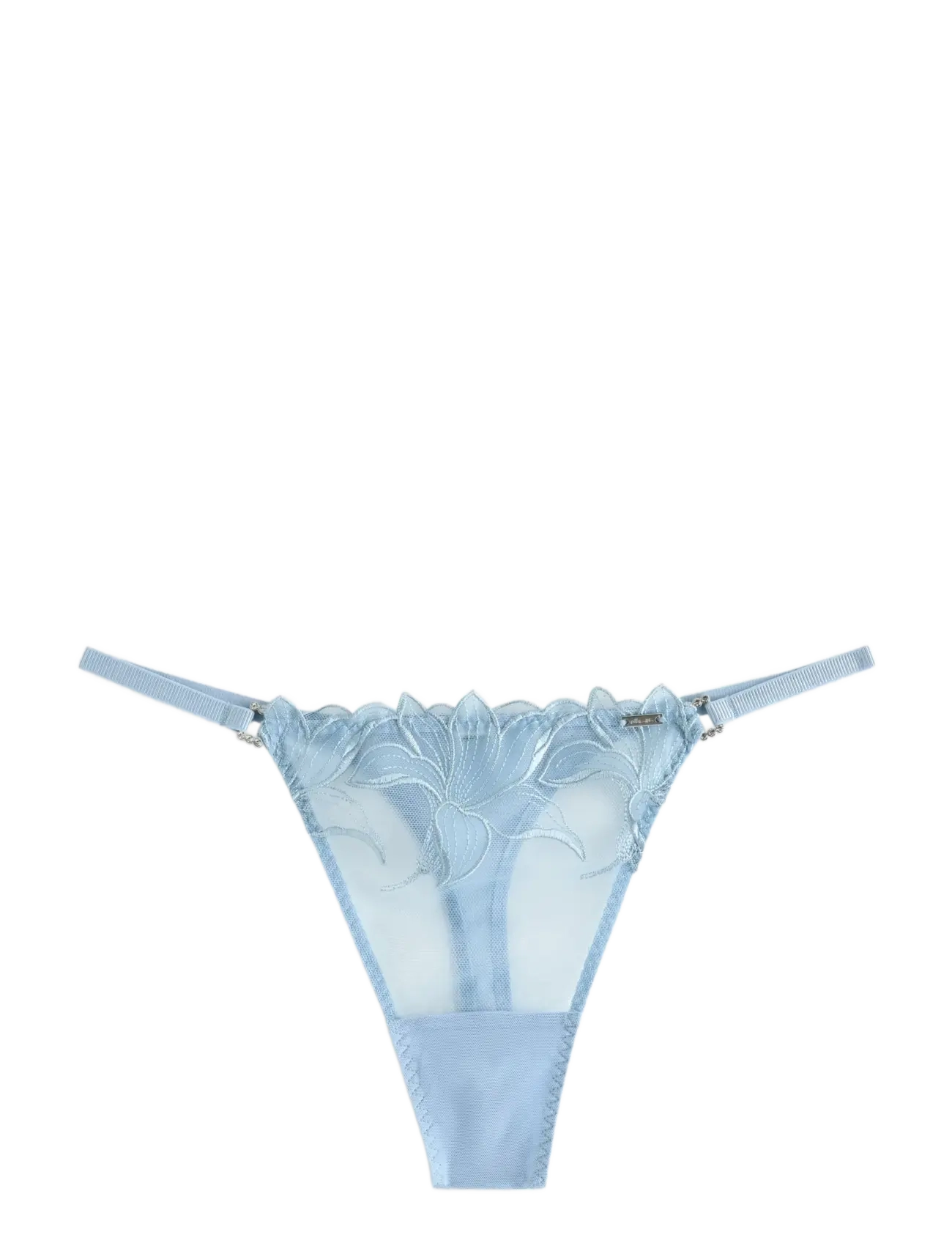 Lindex - ella m – thong - stringi - light dusty blue - 1