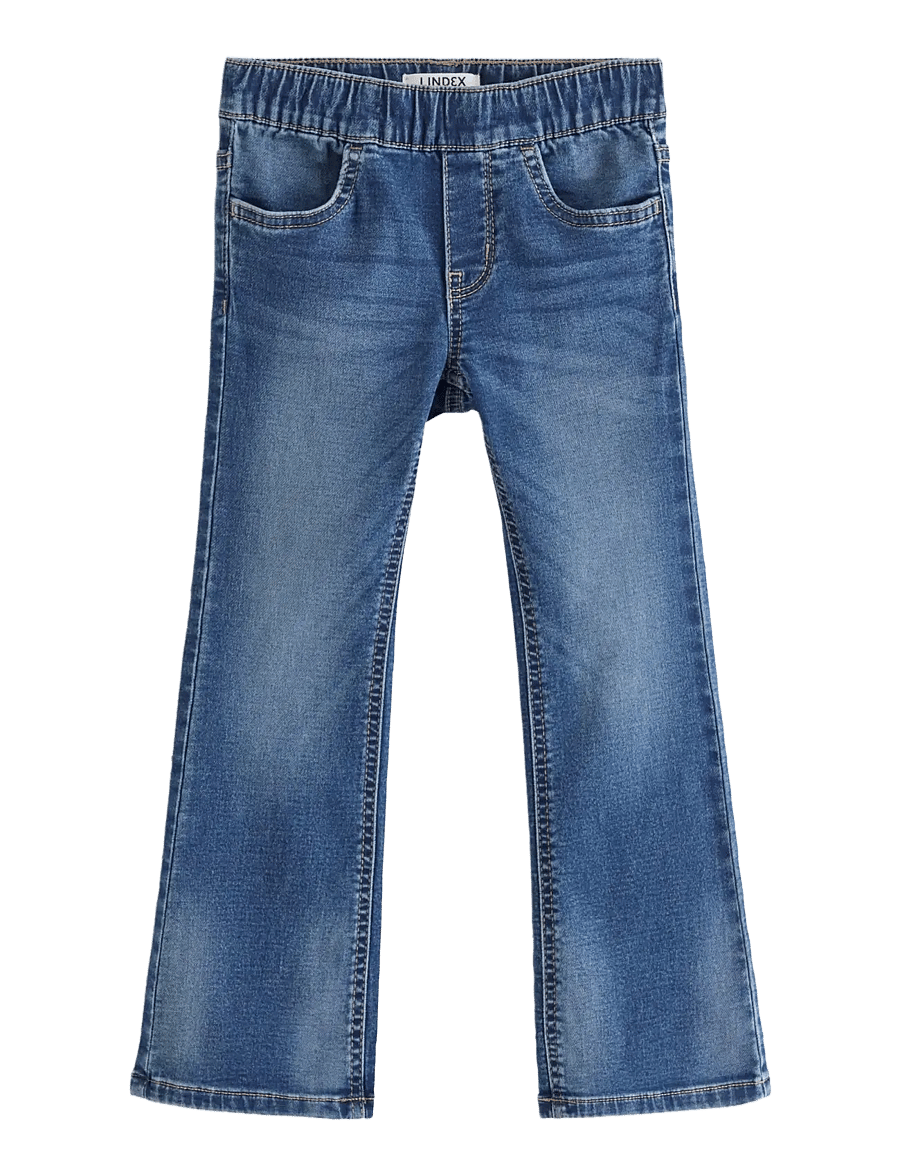 Lindex - FREJA Flared leg jeans - bootcut jeans - dark denim - 0