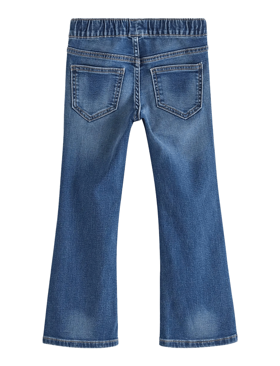 Lindex - FREJA Flared leg jeans - bootcut jeans - dark denim - 1