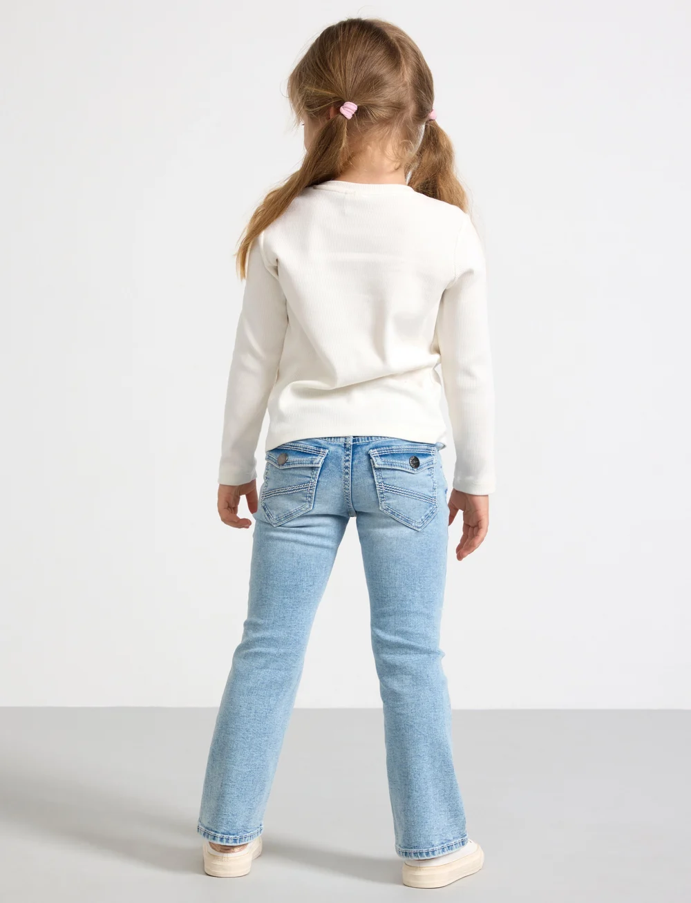 Lindex - Trousers denim Freja Y2K - bootcut jeans - light denim - 3