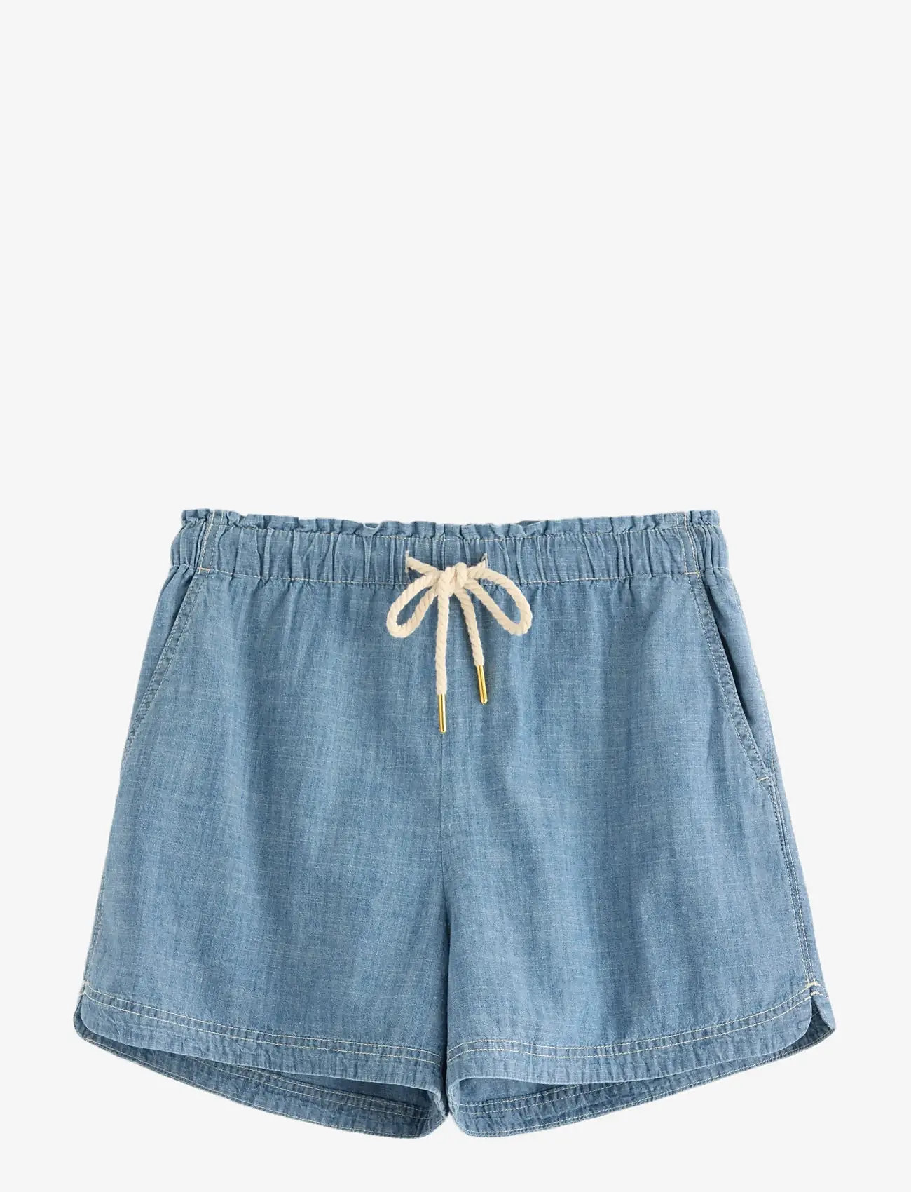 Lindex - Shorts Magda chambray - blue - 0