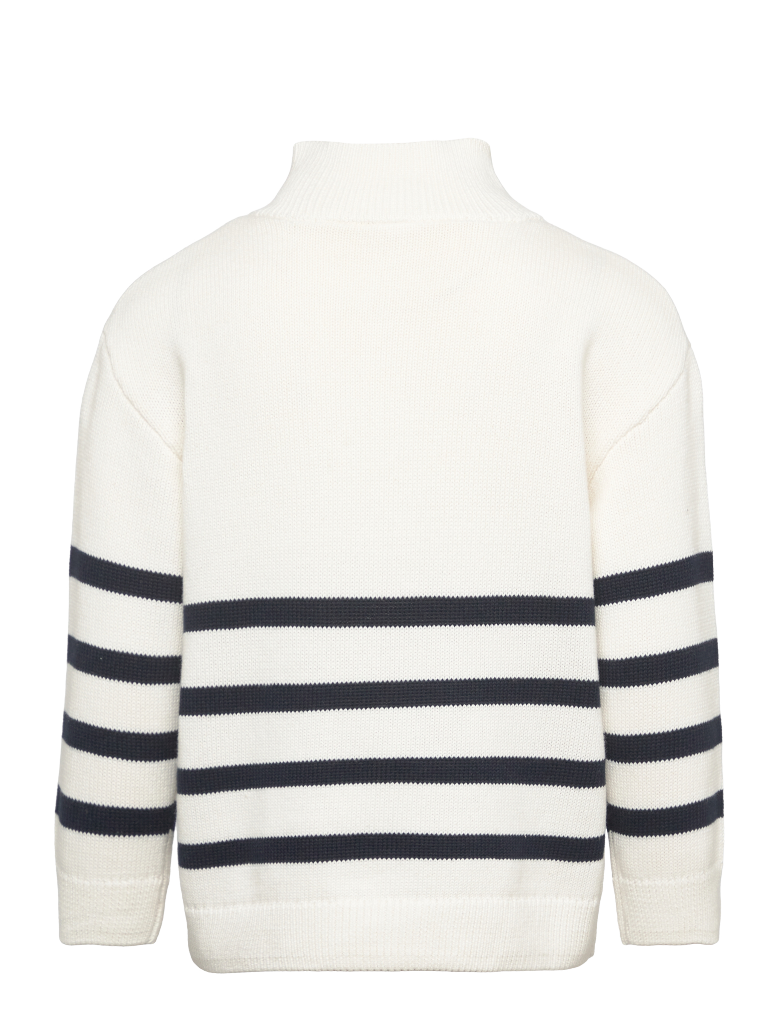 Lindex - Sweater knitted half zip - jumpers - light dusty white - 2