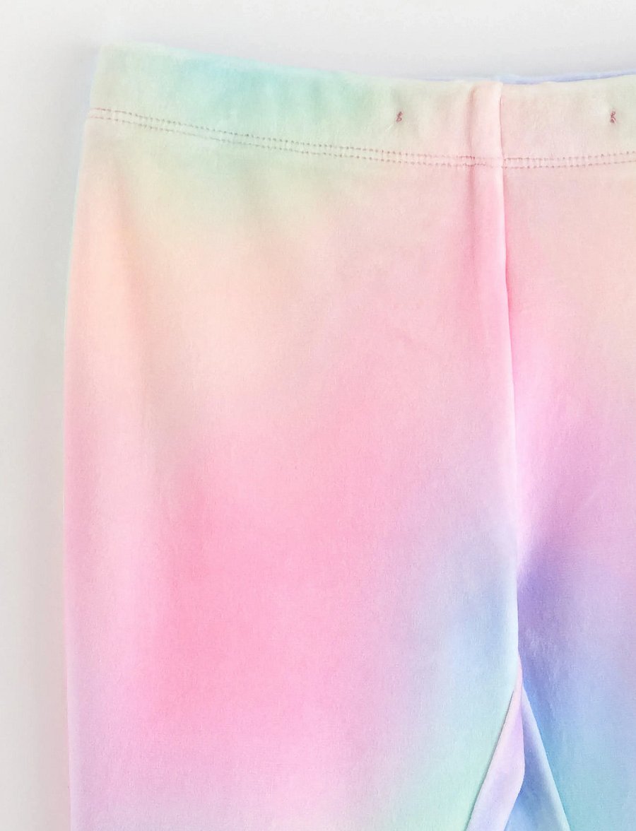 Lindex - Flared leggings in velour - babyhosen - light pink - 5