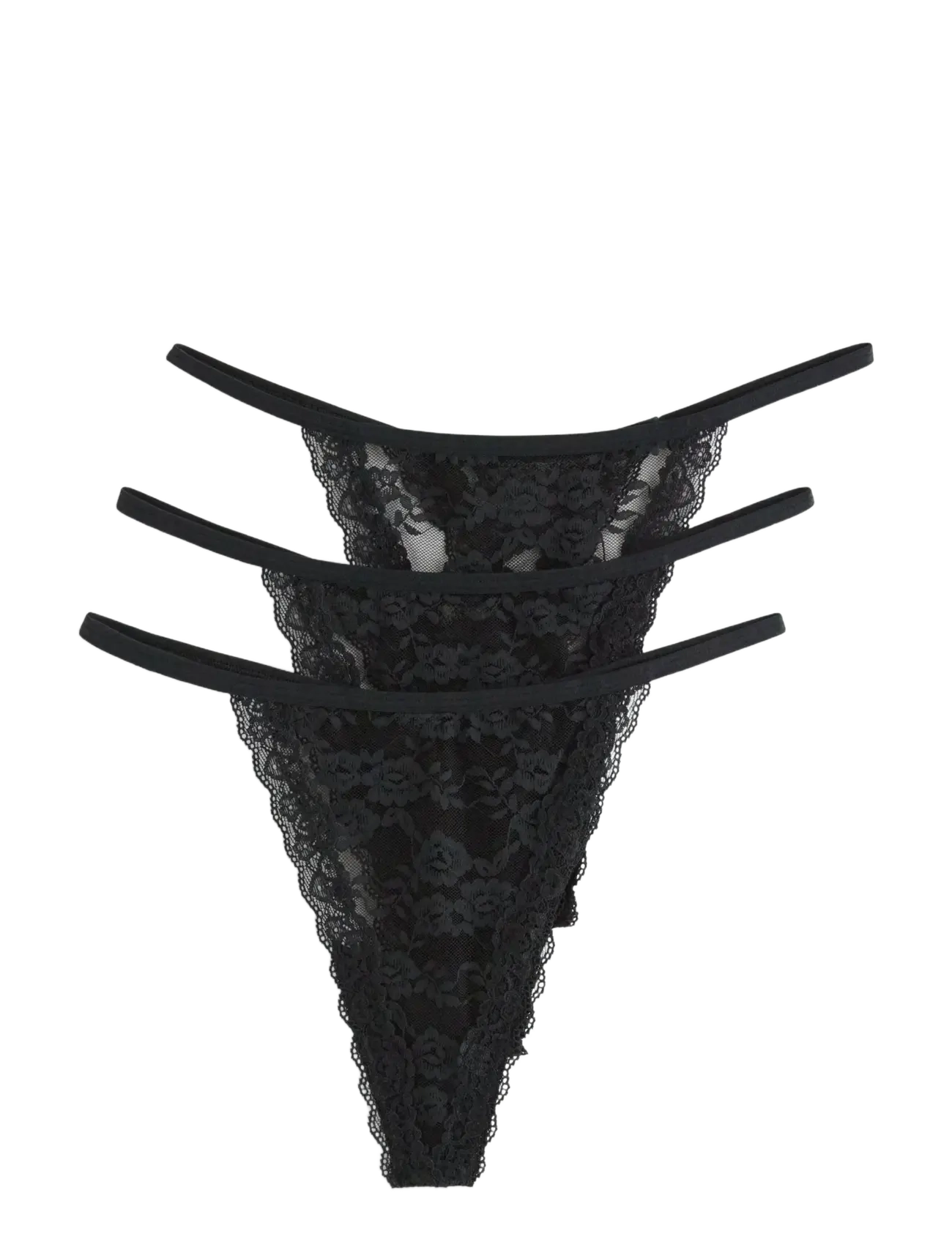 Lindex - 3-Pack Thong In Lace