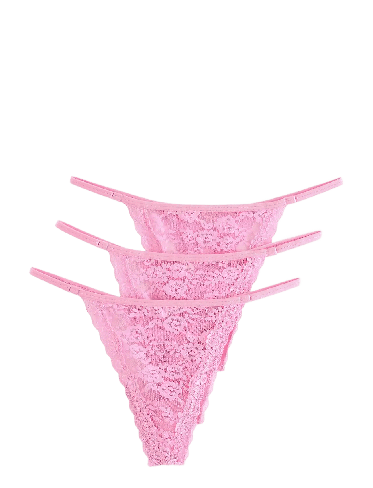 Lindex - 3-Pack Thong In Lace