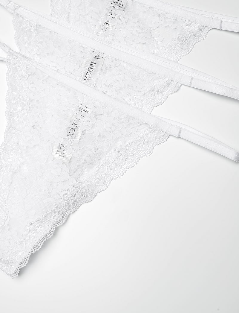Lindex - Brief Jennie lace thong 3 pack - string - white - 3