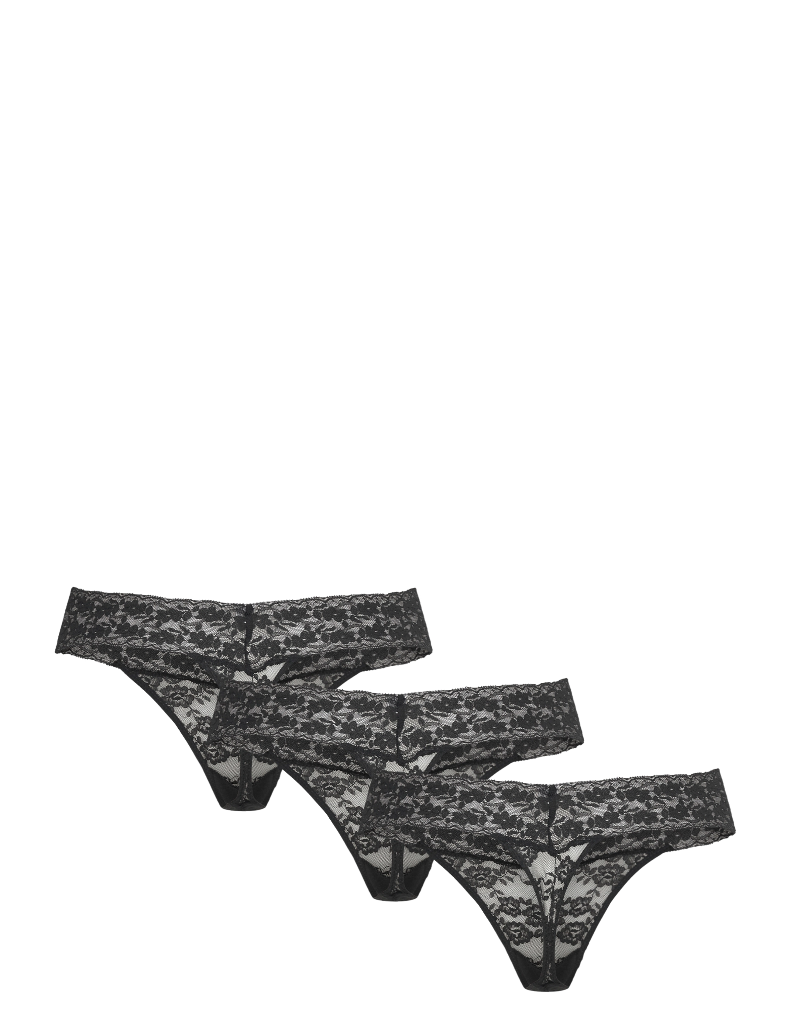 Lindex 3-Pack Thong In Lace flerpack dam – bild 3