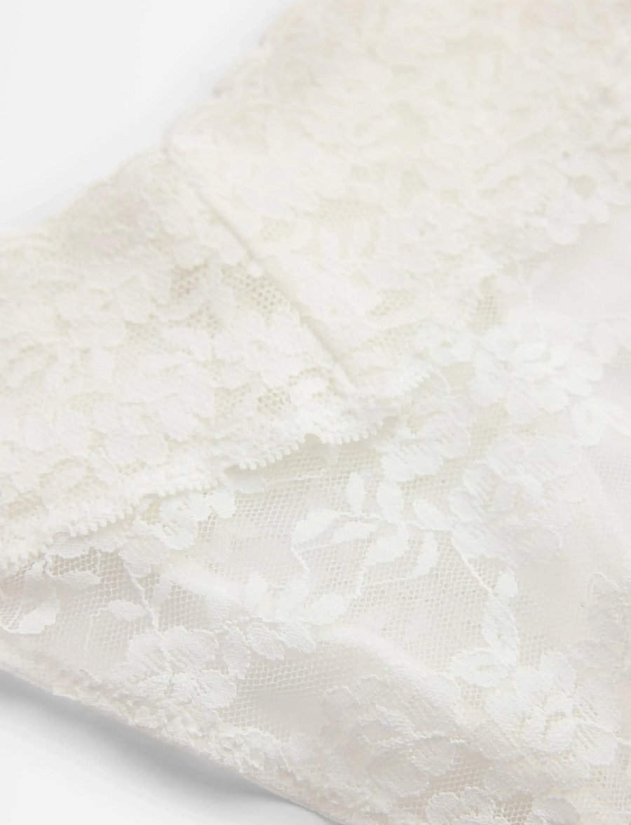 Lindex - 3-pack thong in lace - stringtrusser - white - 3
