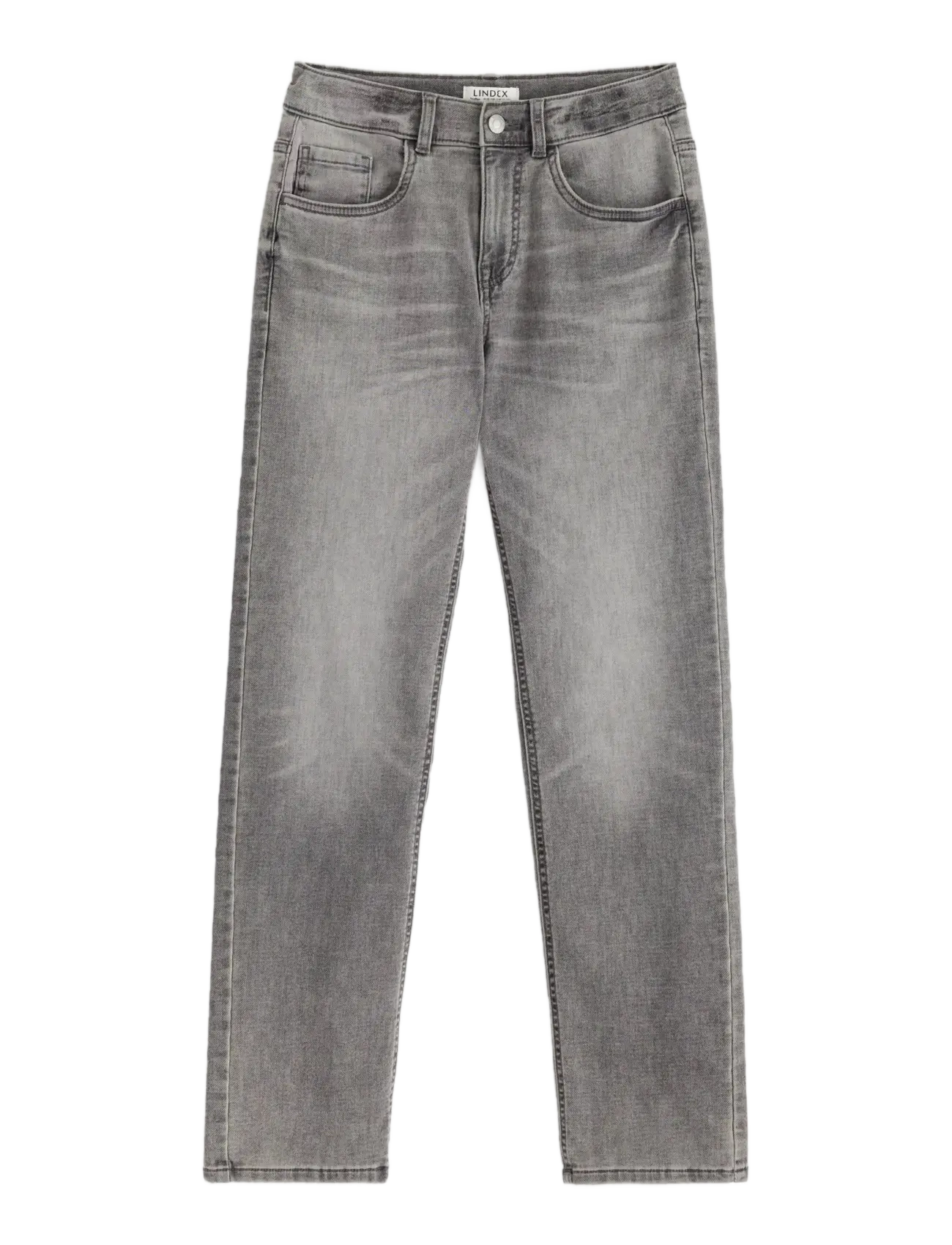 Lindex Trousers denim jersey Staffan - Bottoms - GREY / grey