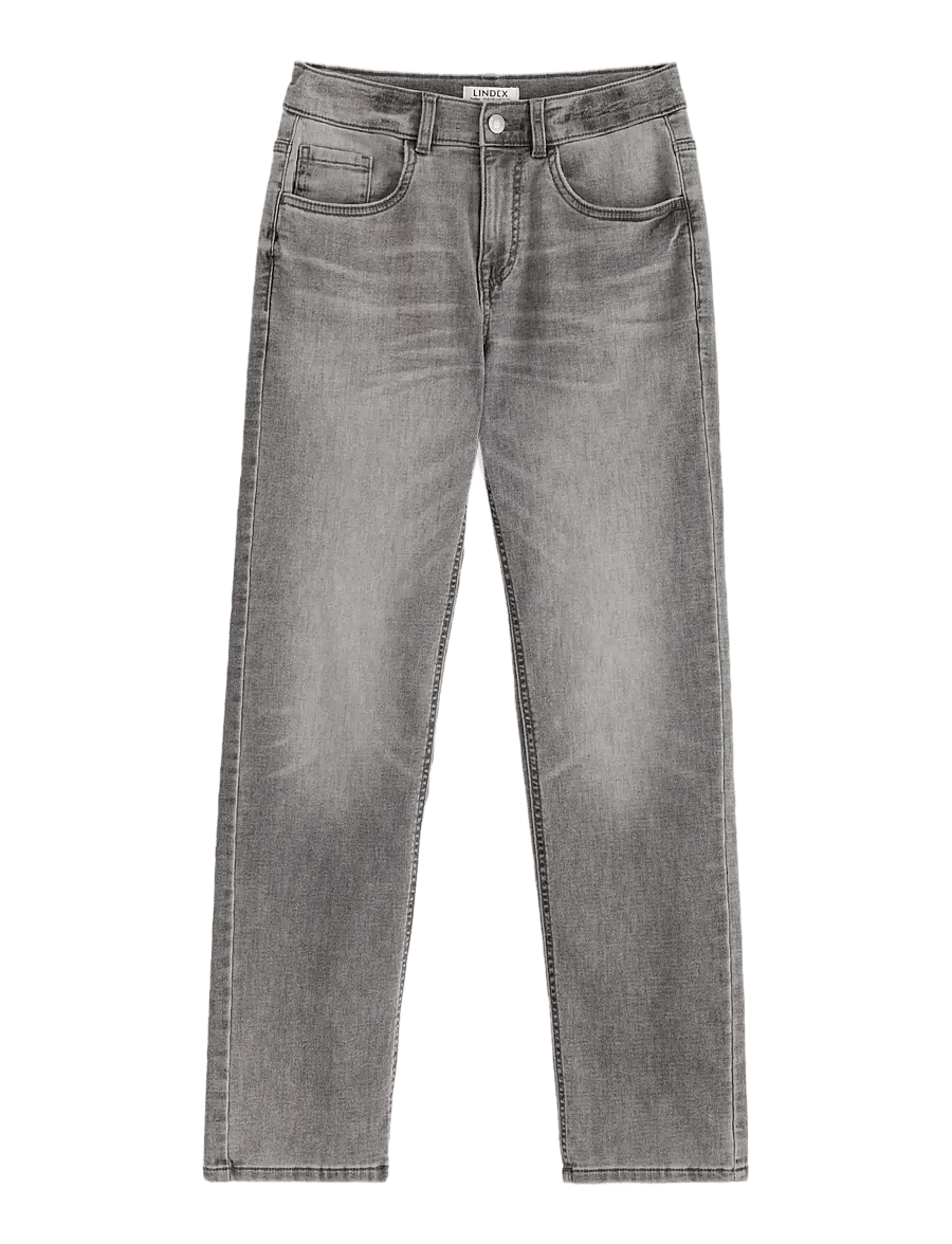 Lindex - Trousers denim jersey Staffan - regular jeans - grey - 1