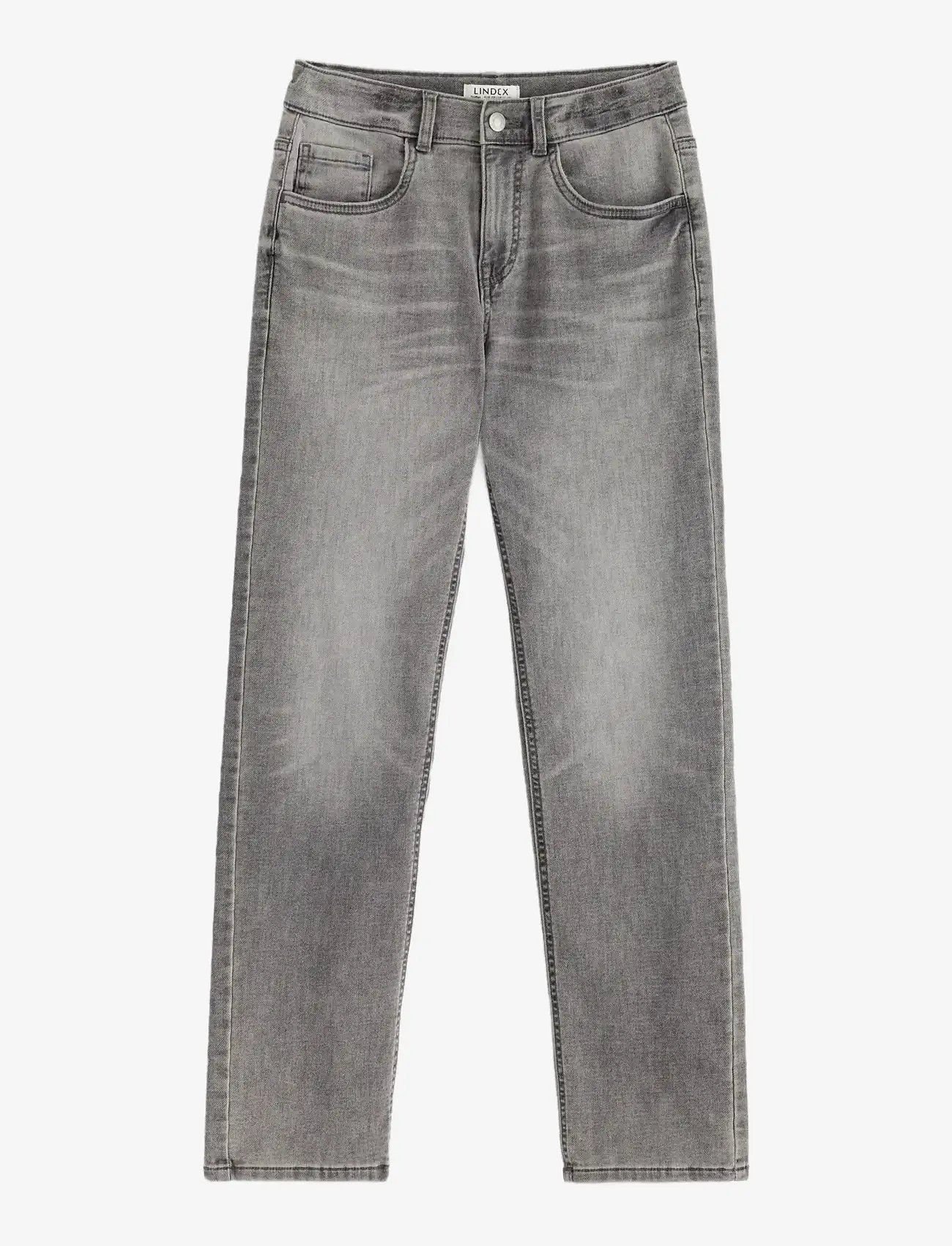 Lindex STAFFAN Regular straight superstretch jeans - Lindex - GREY / grey