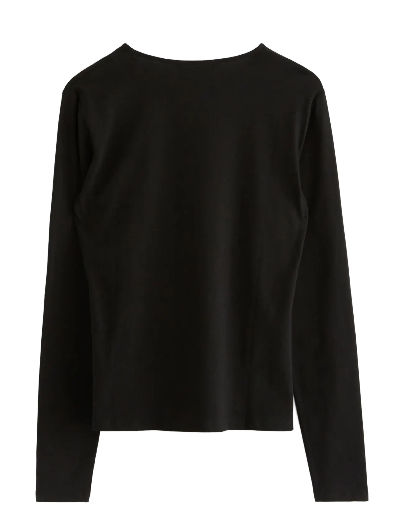 Lindex - Long-sleeved top - langärmlige tops - black - 2