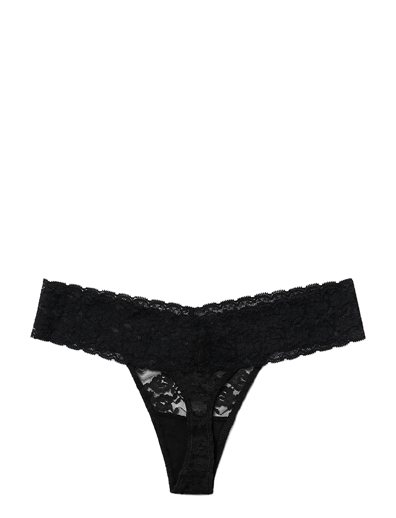 Lindex - Thong low waist - string - black - 2